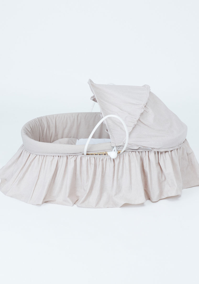 Cambrass Moses Basket with Frill Detail-Moses Baskets-image-2