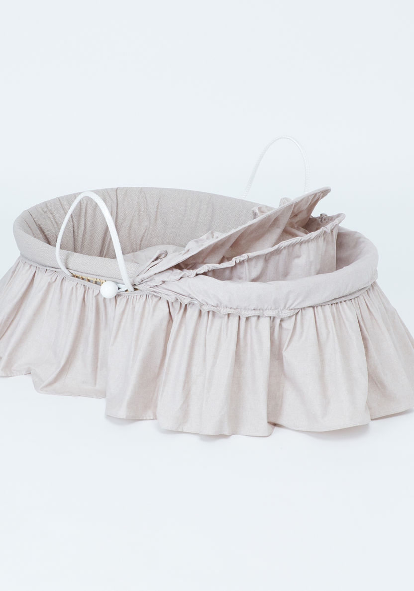 Cambrass Moses Basket with Frill Detail-Moses Baskets-image-4