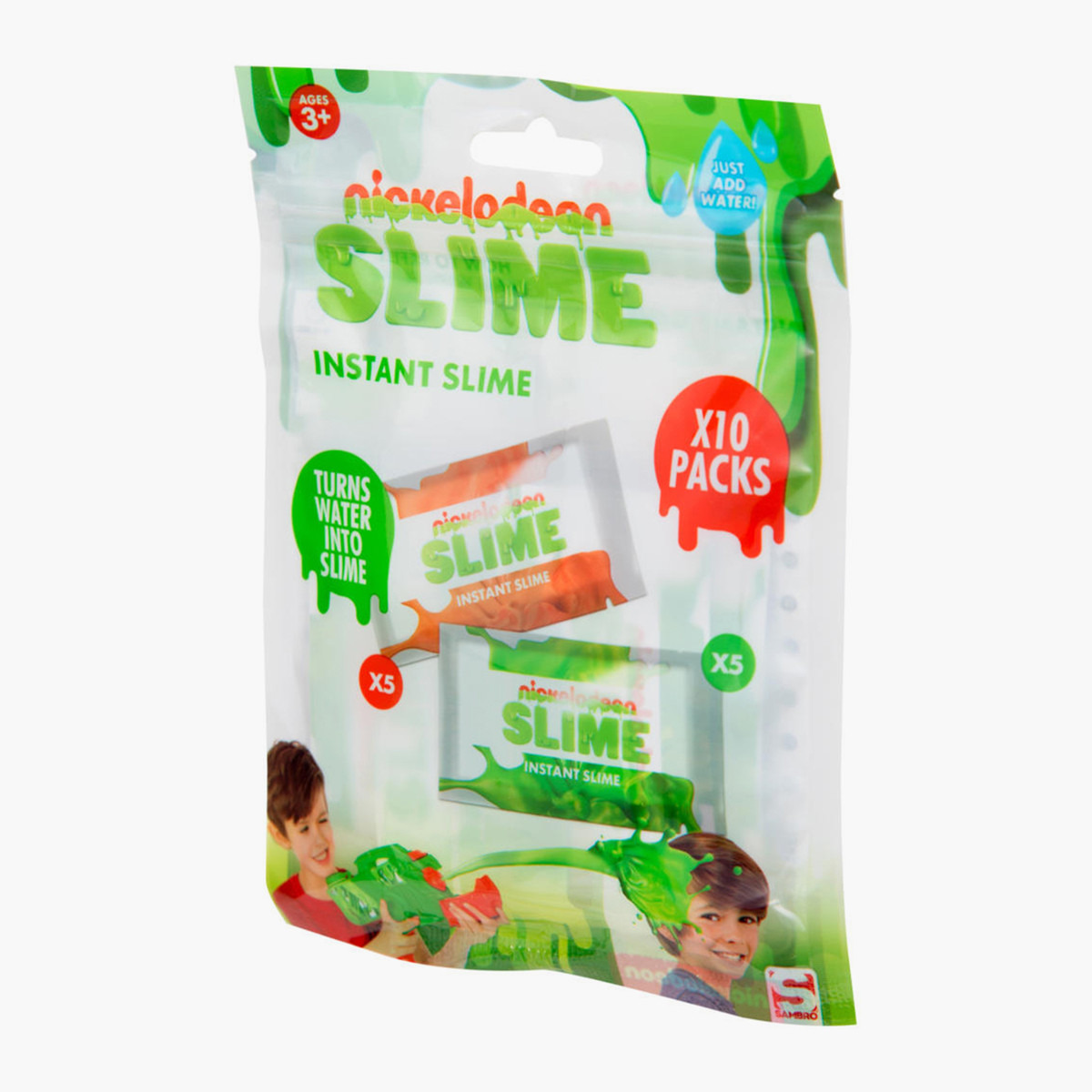 Nickelodeon Slime Powder - Pack of 10 Sachets-toys-educational-image-1