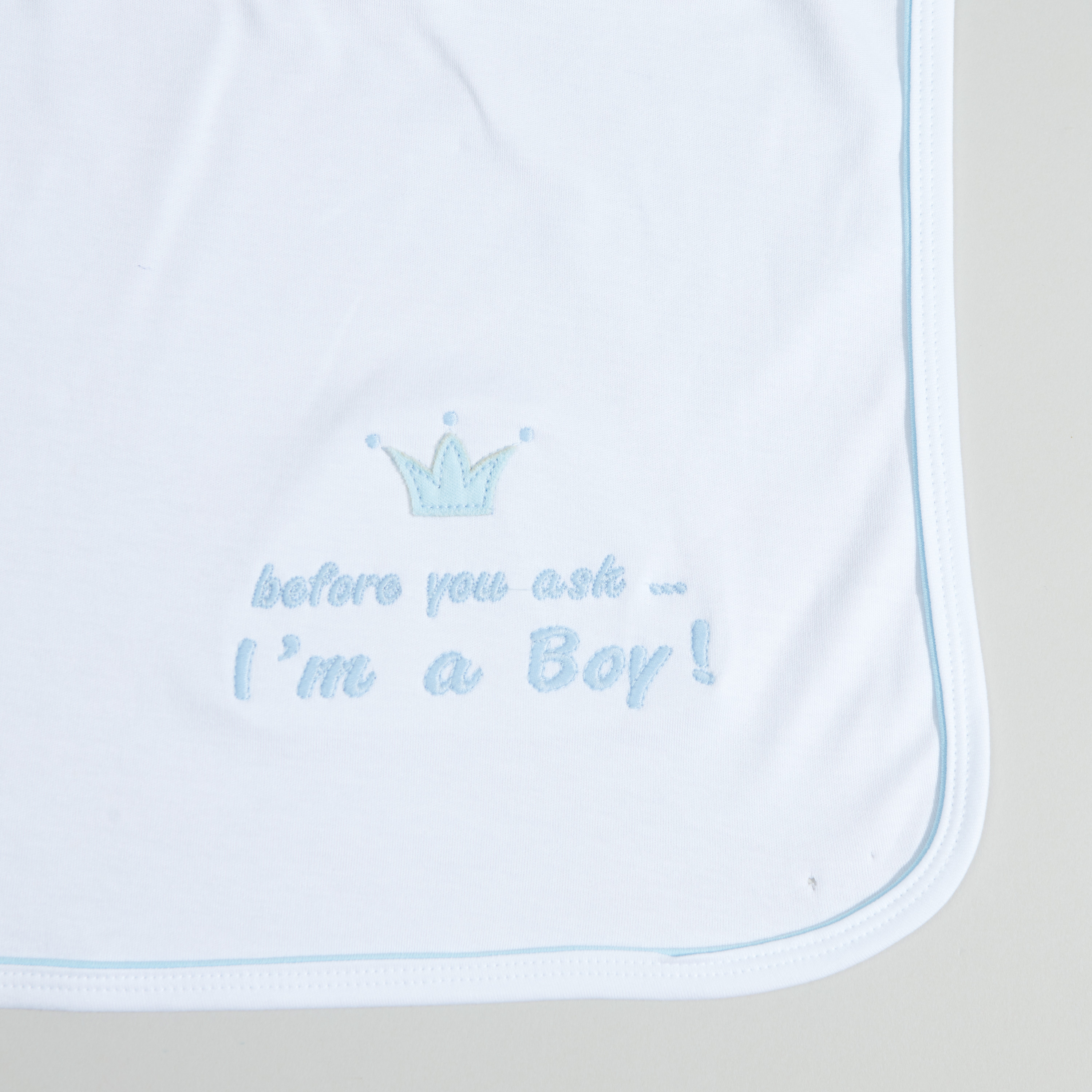 Juniors Embroidered Receiving Blanket - 80x80 cms-baby-nursery-blanketsandswaddles-blanketsandquilts-image-3
