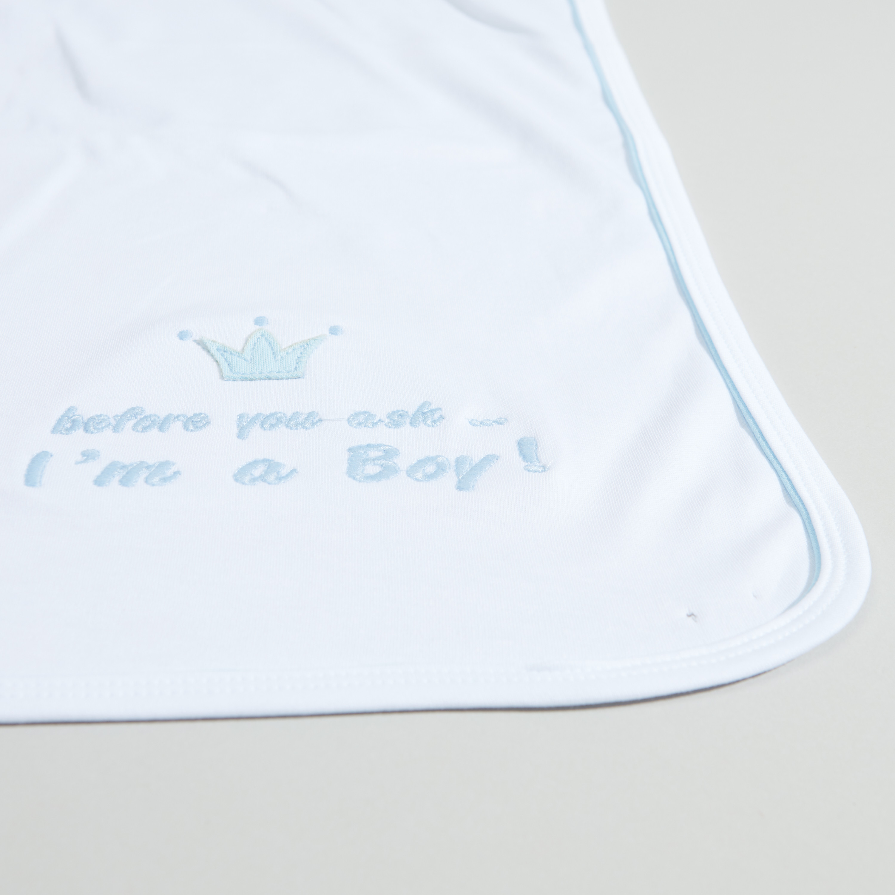Juniors Embroidered Receiving Blanket - 80x80 cms-baby-nursery-blanketsandswaddles-blanketsandquilts-image-4