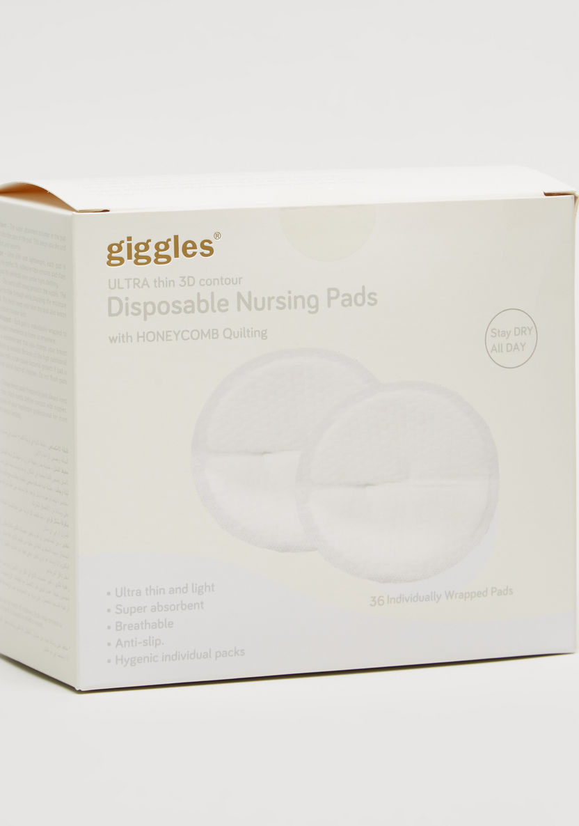 Giggles 36-Piece Ultra-Thin Disposable Breast Pads-Nursing-image-0