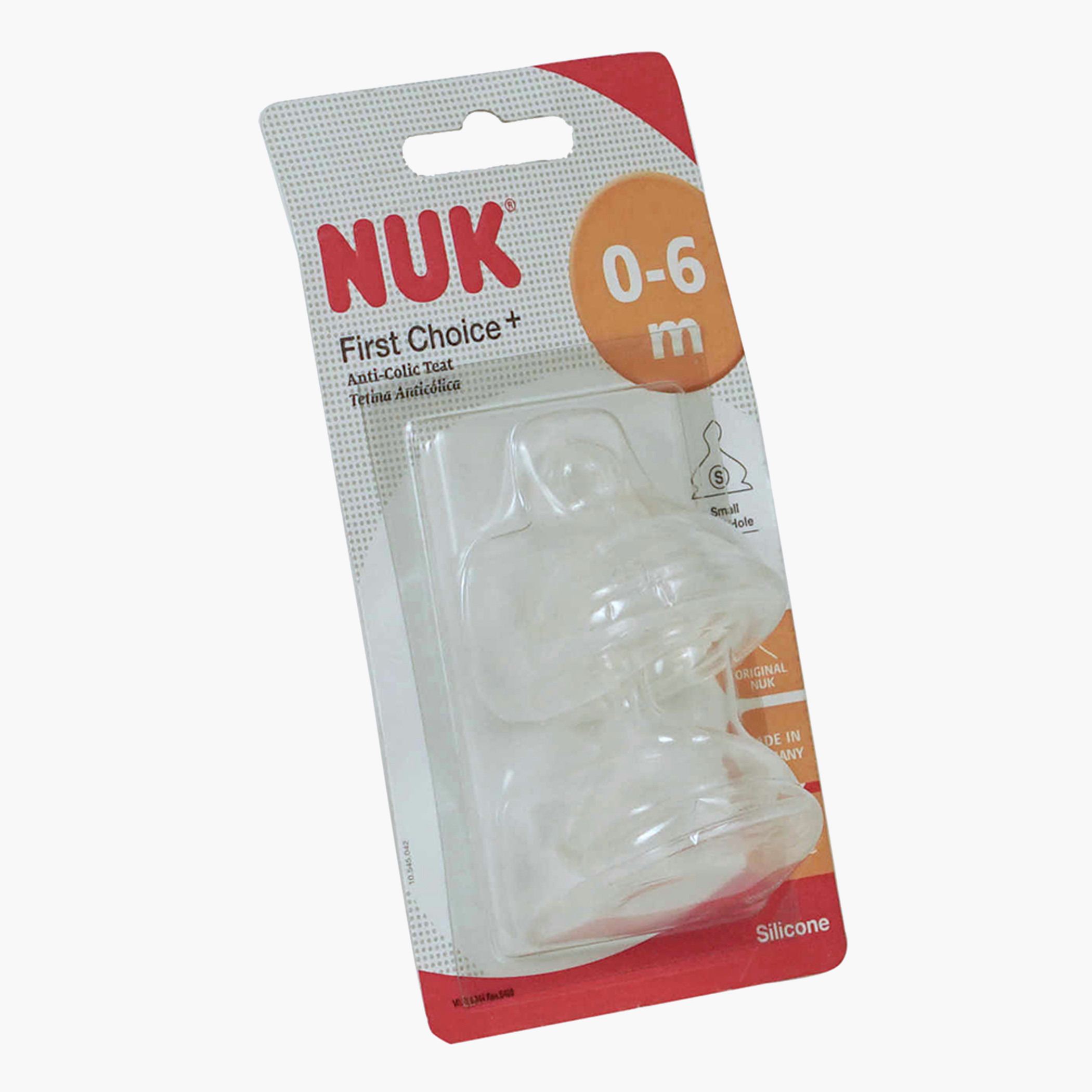 Nuk store silicone teats