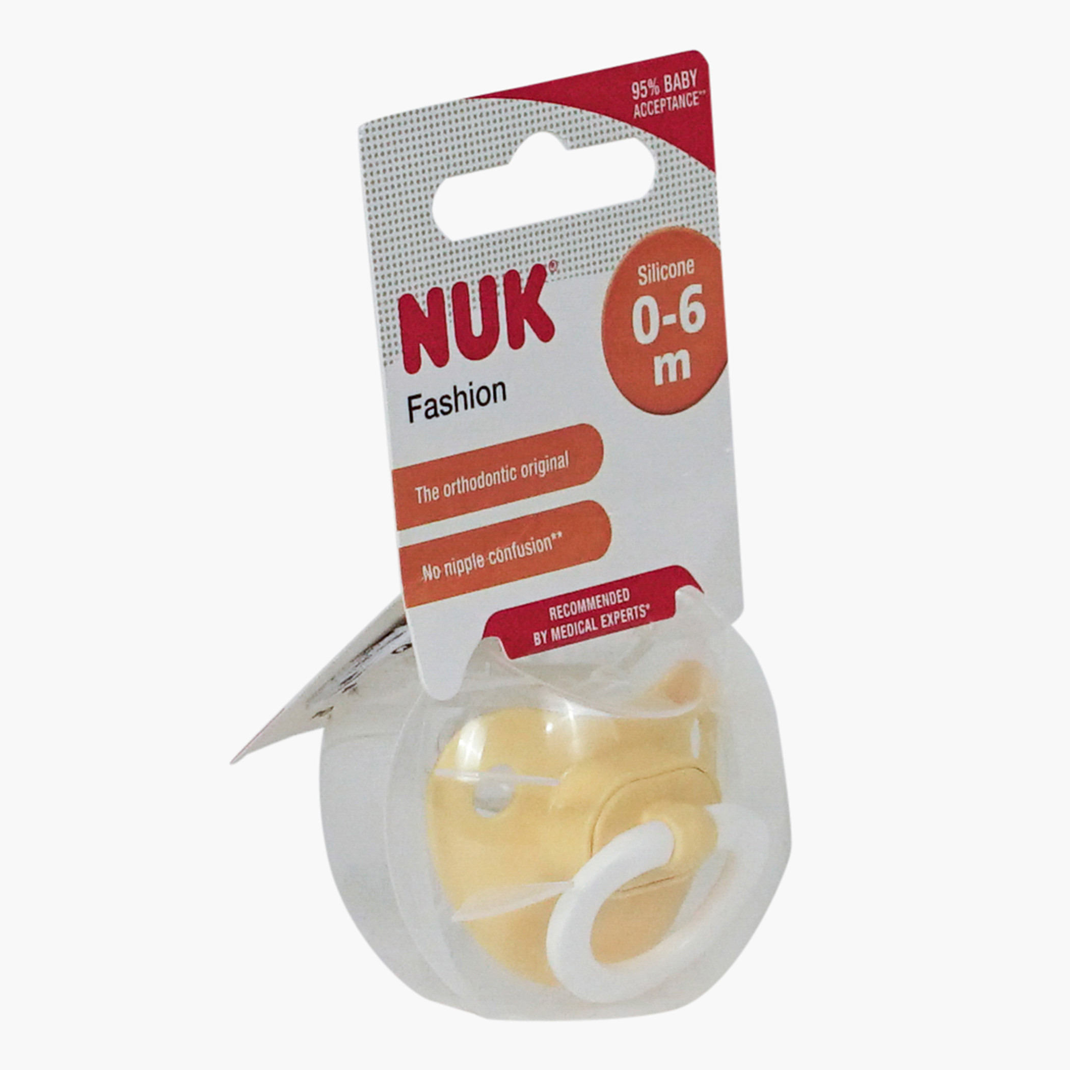 Nuk best sale silicone pacifier