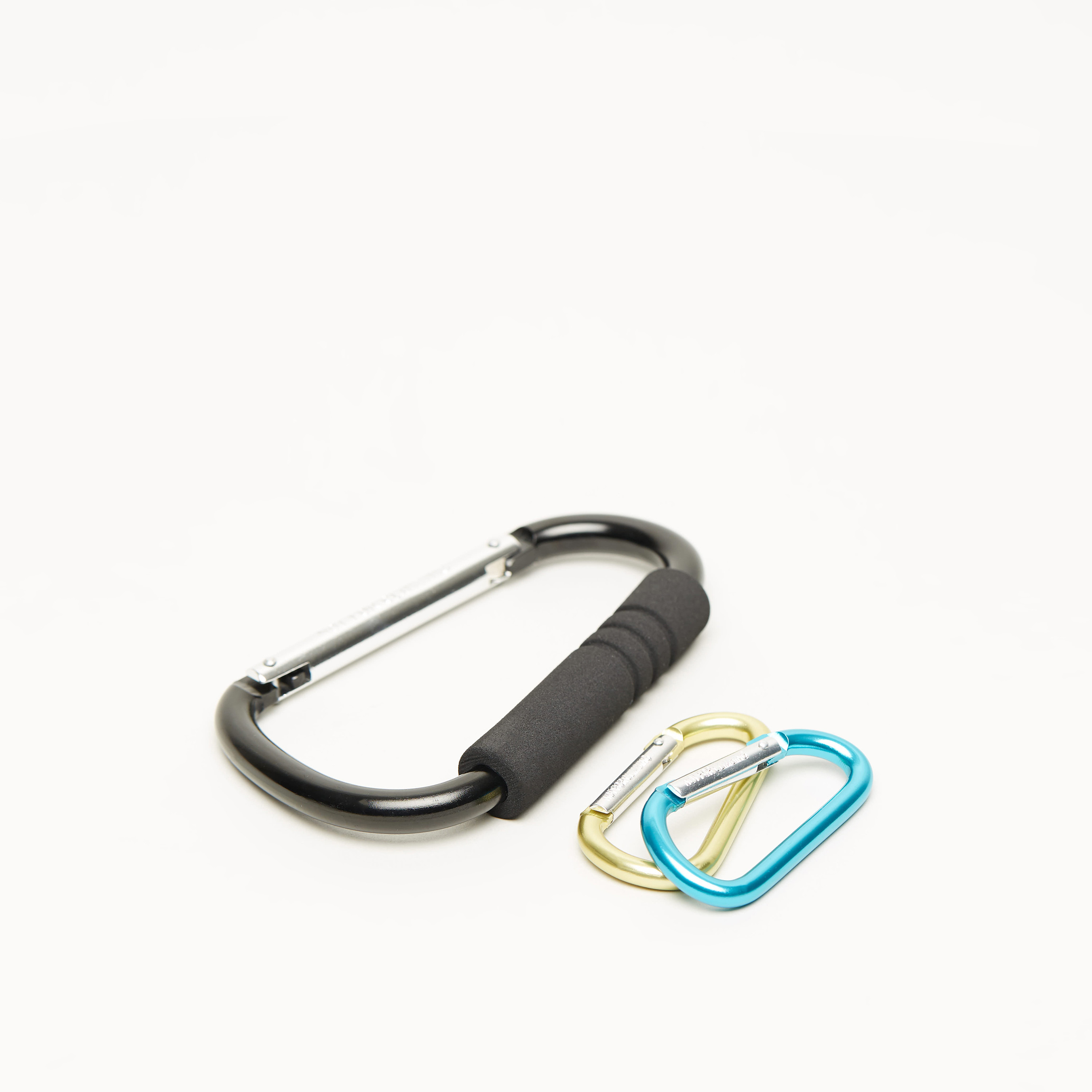 Pick this set of three hooks to keep your baby's essentials handy on the stroller. The hooks can be easily attached to most of the strollers while the multi-purpose hooks will organize the things that can be used for hanging purpose. Made from quality material, the hooks will last longer.-baby-gear-strollersandprams-accessories-image-1