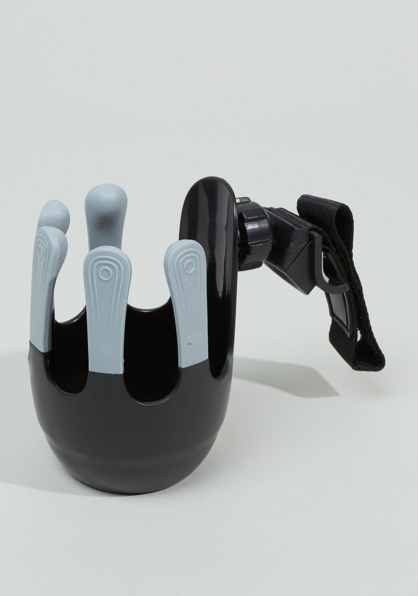 Juniors Black Stroller Cup Holder with Unique Finger Design (BPA Free)-Accessories-image-1