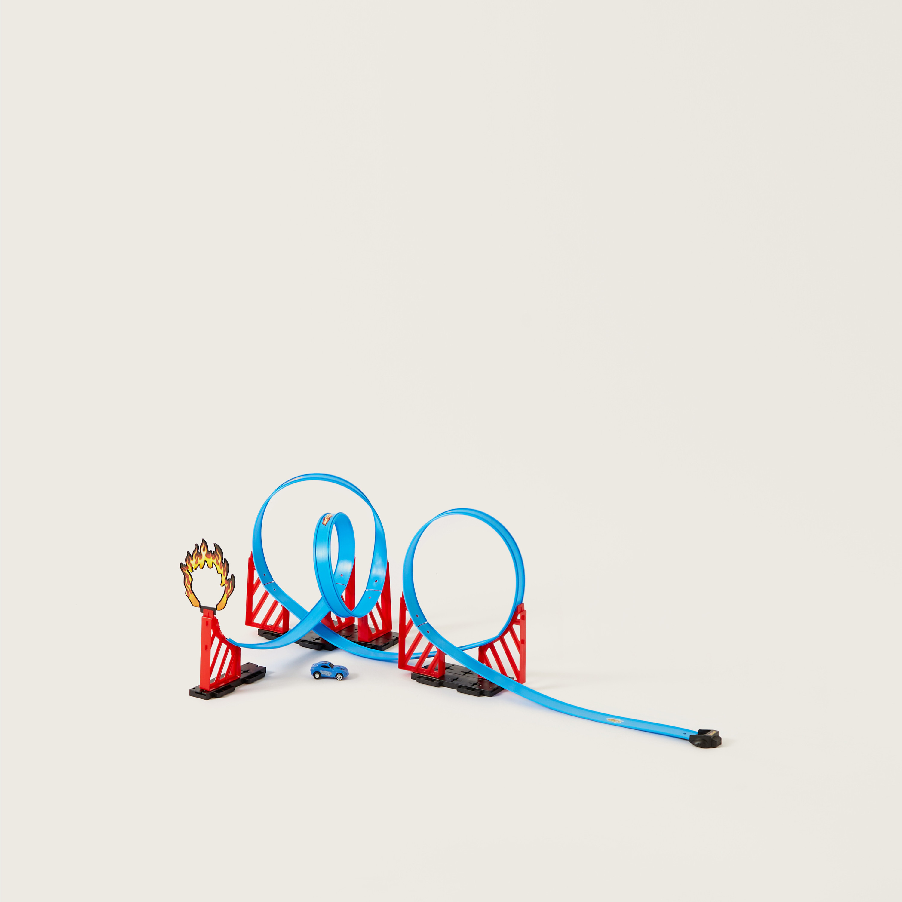 Juniors Pull Back Super Track with 1 racing car-toys-playvehicles-vehicleplaysets-image-1