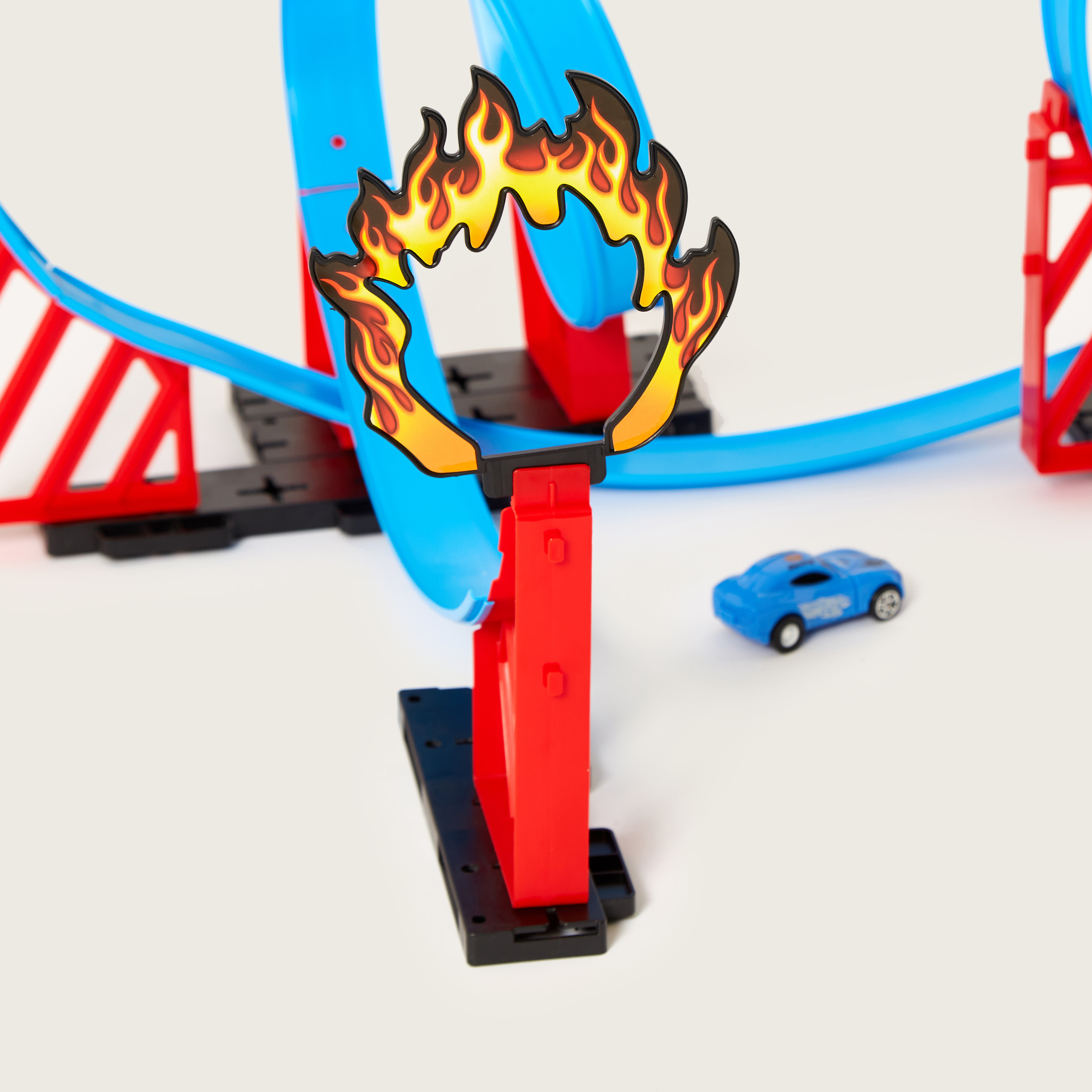 Juniors Pull Back Super Track with 1 racing car-toys-playvehicles-vehicleplaysets-image-2