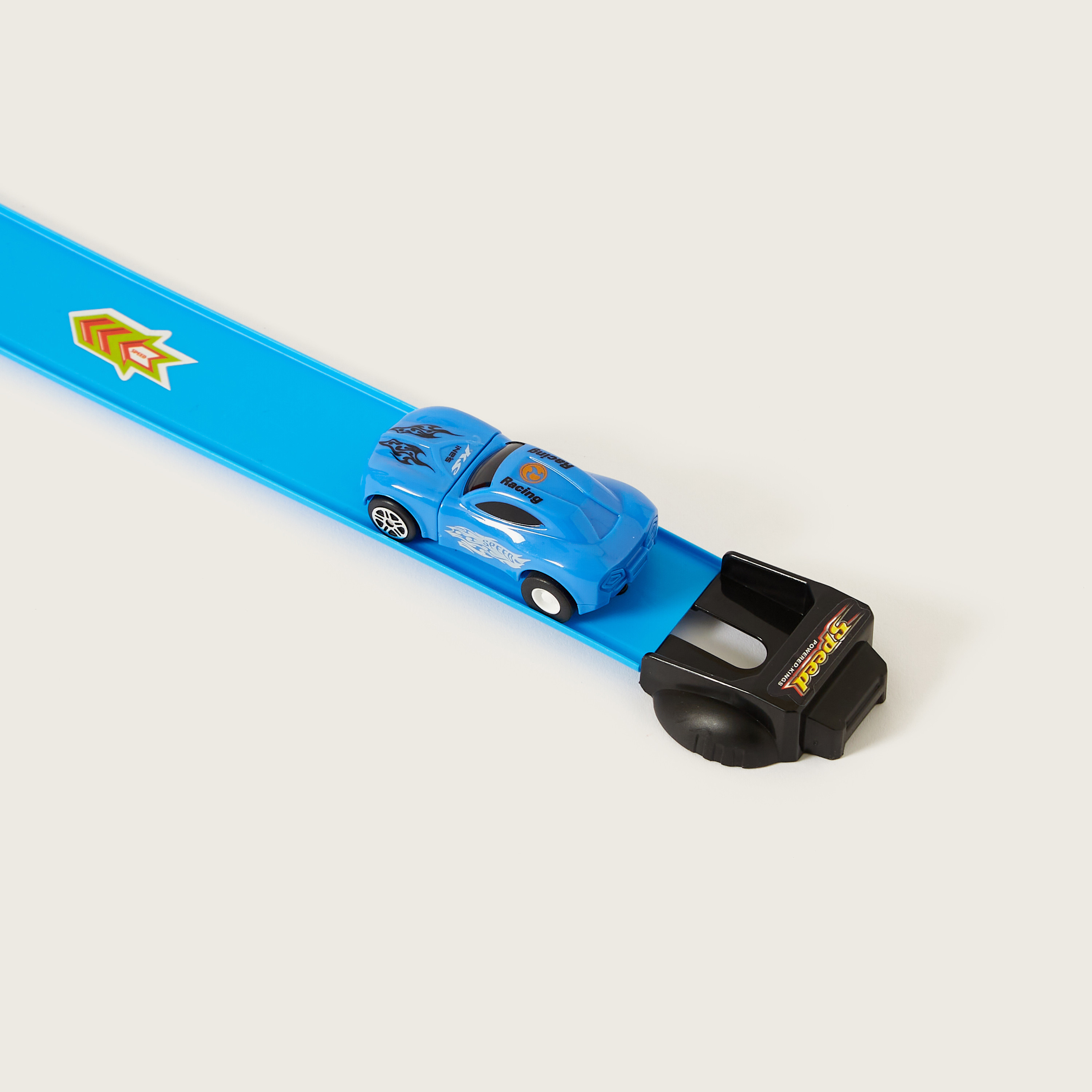 Juniors Pull Back Super Track with 1 racing car-toys-playvehicles-vehicleplaysets-image-4