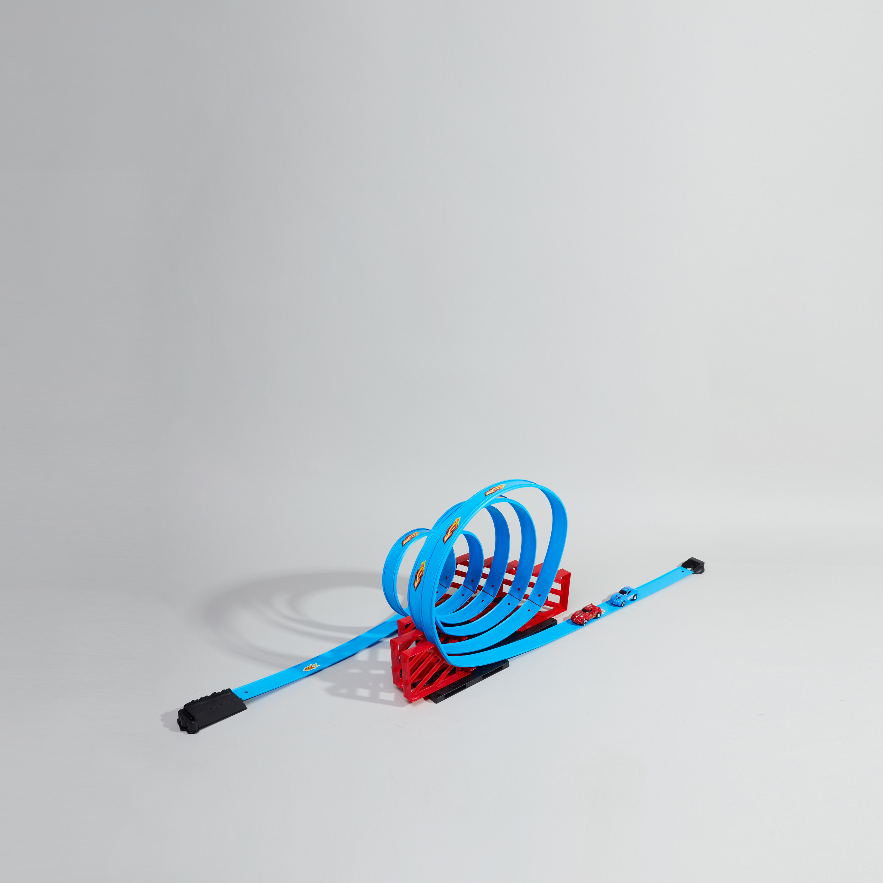 Juniors Super Racer Track Playset with 2 Pull Back Cars-toys-playvehicles-vehicleplaysets-image-1