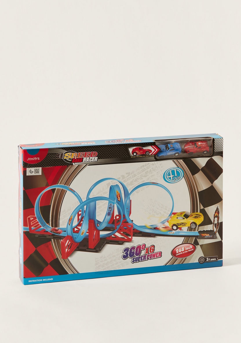 Juniors 41-Piece Speed Road Racer Track-Scooters and Vehicles-image-4
