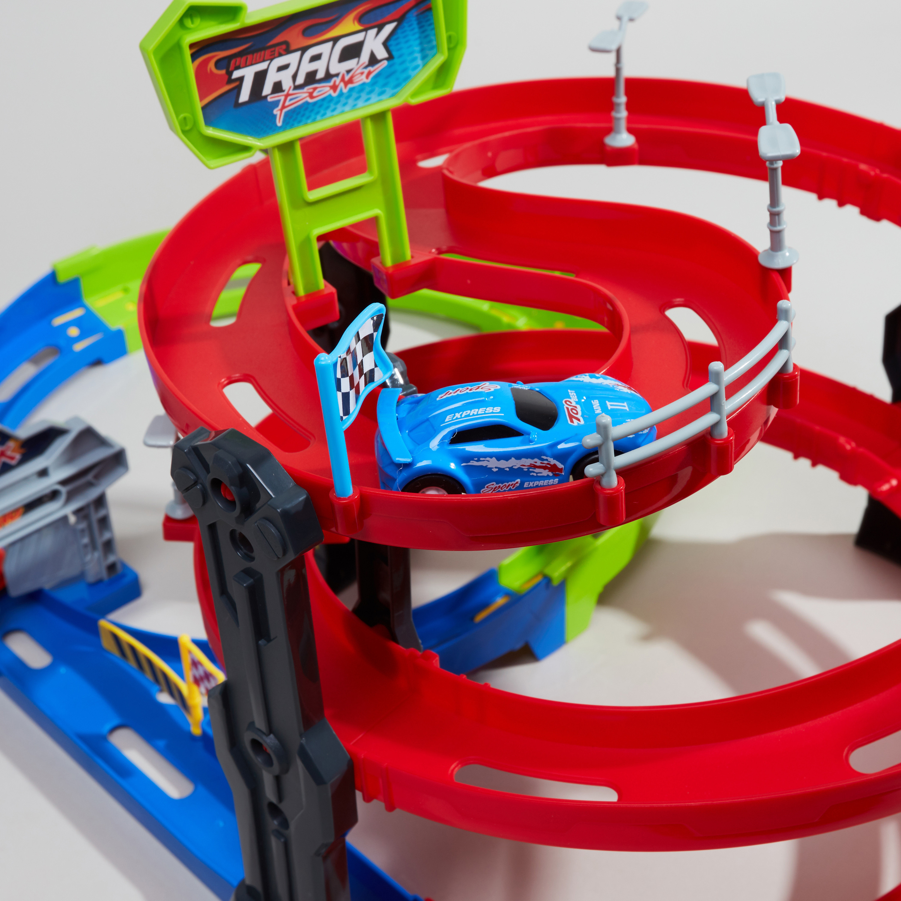 Juniors Super Racer Track Playset with 2 Pull Back Cars-toys-playvehicles-vehicleplaysets-image-4