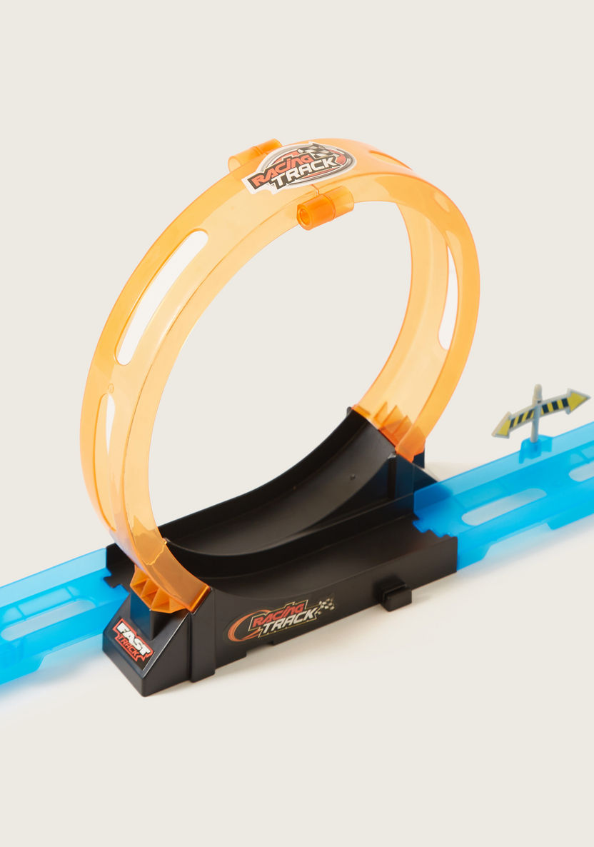 Juniors Super Racer Track Playset with 1 Pull Back Car-Gifts-image-1