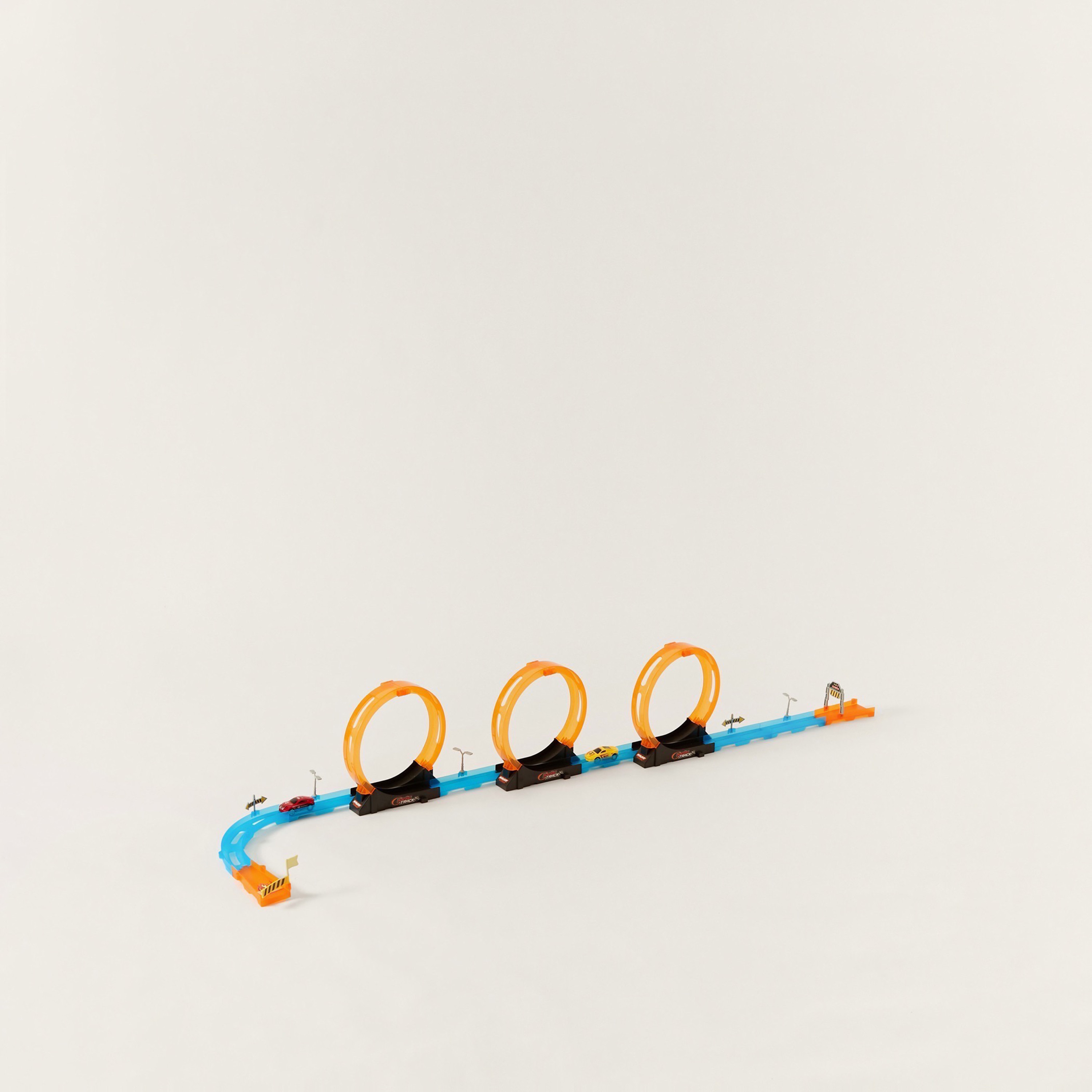 Juniors Super Racer Track Playset with 2 Pull Back Cars-toys-playvehicles-vehicleplaysets-image-1