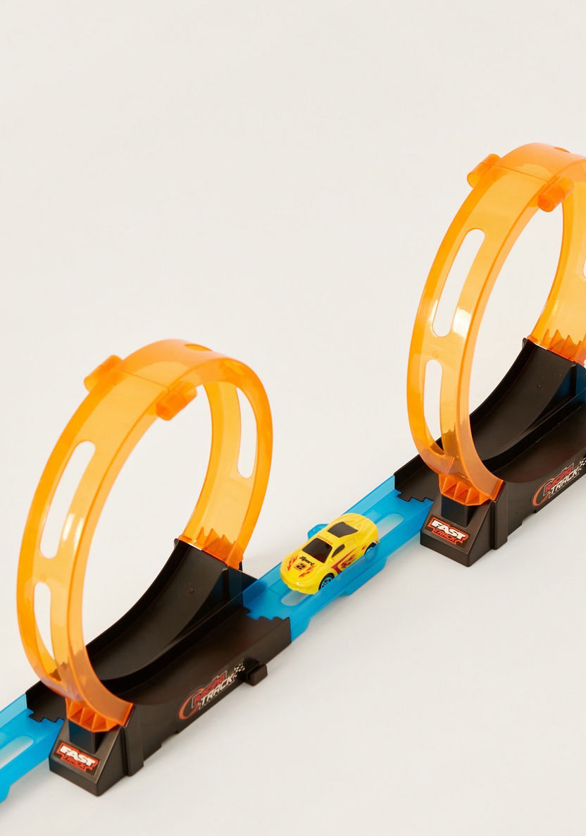 Juniors Super Racer Track Playset with 2 Pull Back Cars-Gifts-image-3