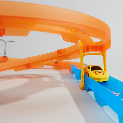 Juniors Super Racer Track Playset with 1 Pull Back Car-Scooters and Vehicles-image-2