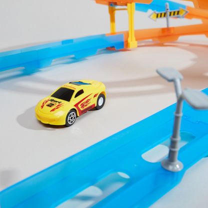 Juniors Super Racer Track Playset with 1 Pull Back Car-Scooters and Vehicles-image-4