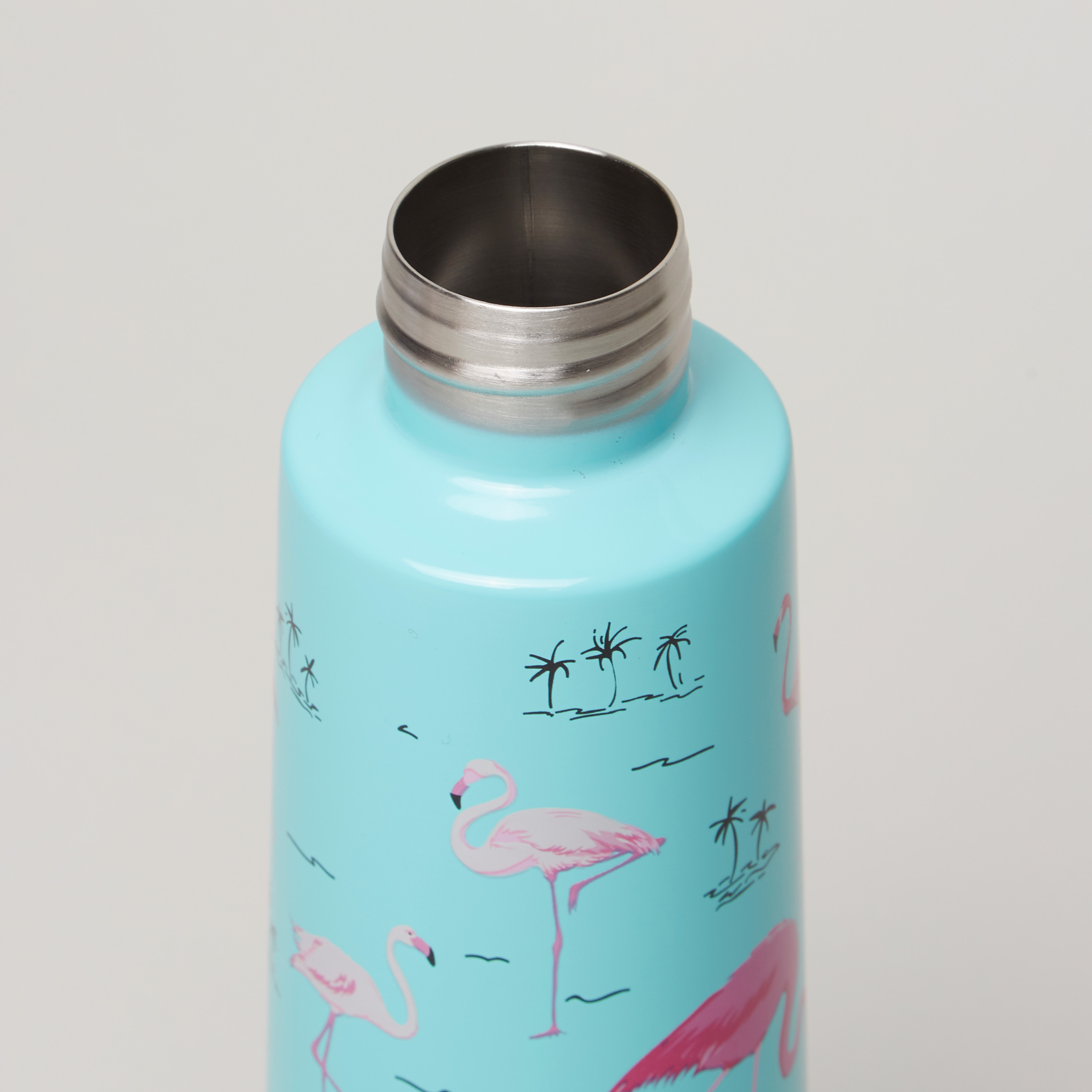 Manna Flamingo Printed Water Bottle with Cap - 600 ml-school-waterbottles-image-4