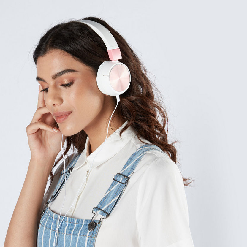 Glossy Headphone with Foldable Ear Muffs-Accessories-image-1