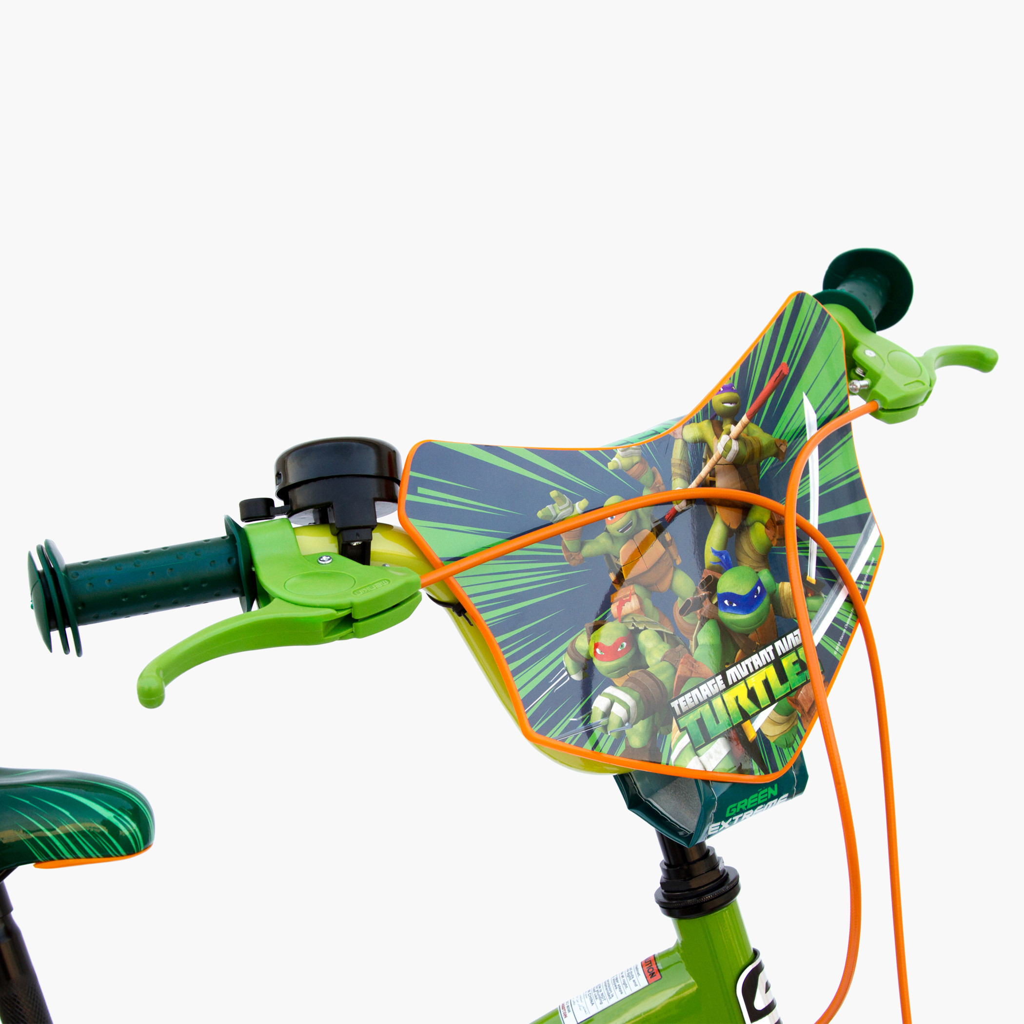 SPARTAN TMNT Printed Bicycle with Training Wheels 14 inches