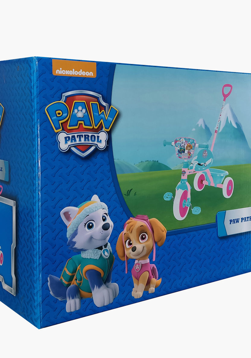 PAW Patrol Printed Tricycle with Pushbar-Bikes and Ride ons-image-1