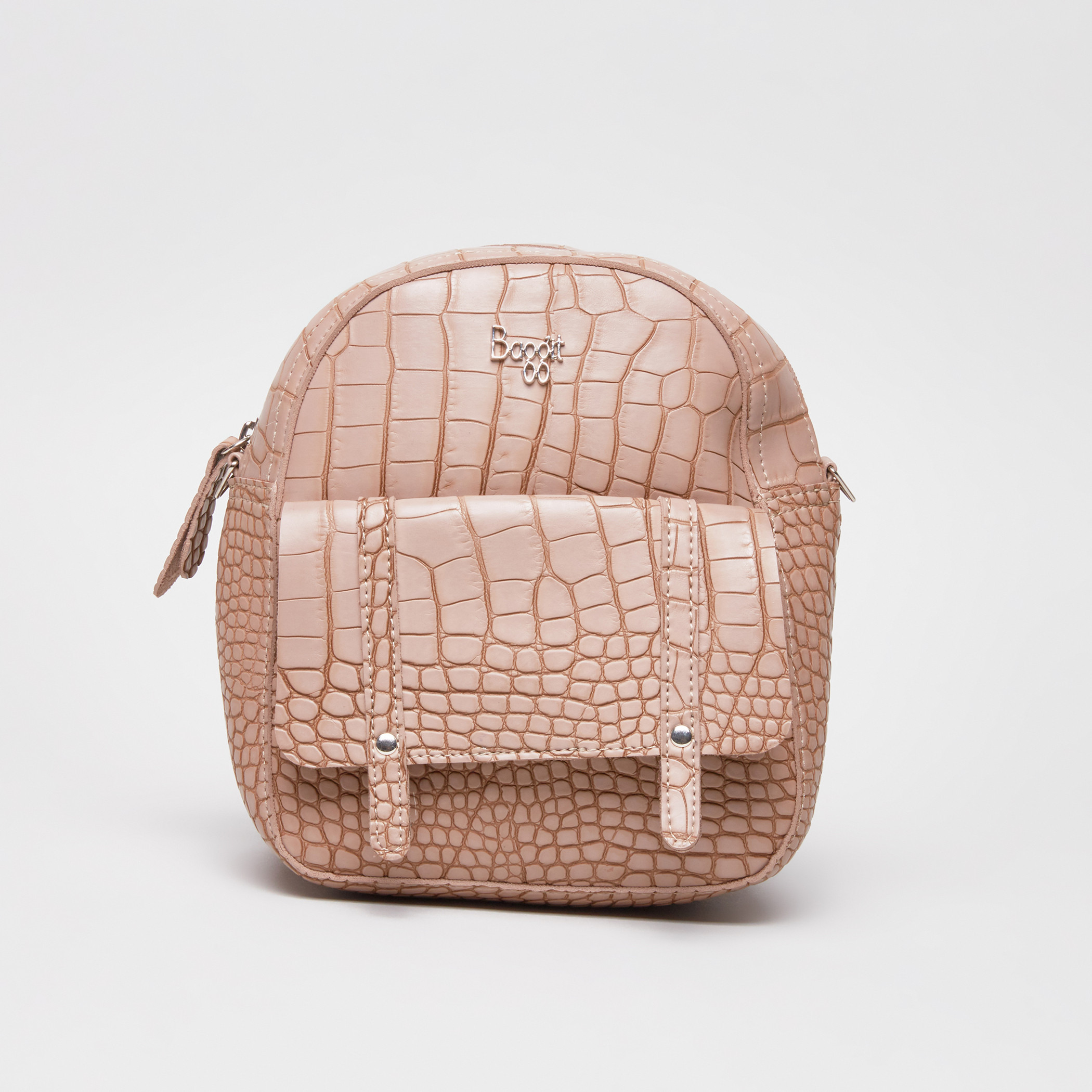 Buy Women s Baggit Textured Backpack with Adjustable Shoulder Straps Online Centrepoint Bahrain