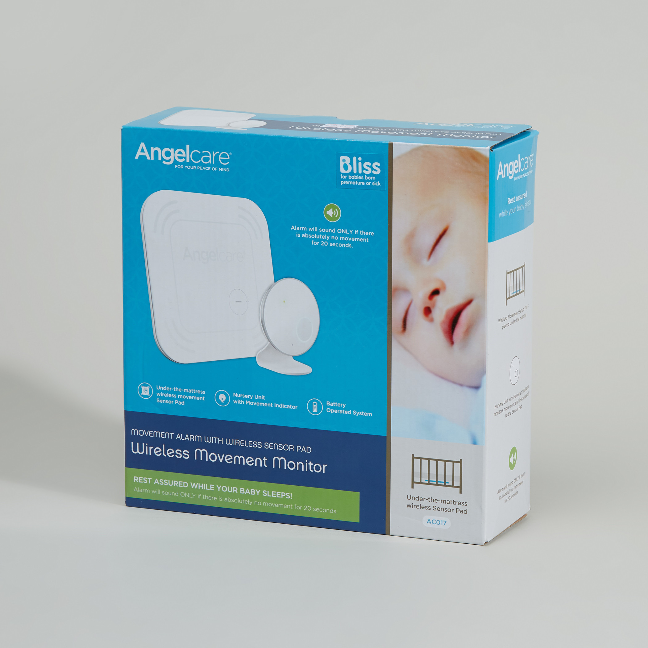 Angelcare monitor store with sensor pad