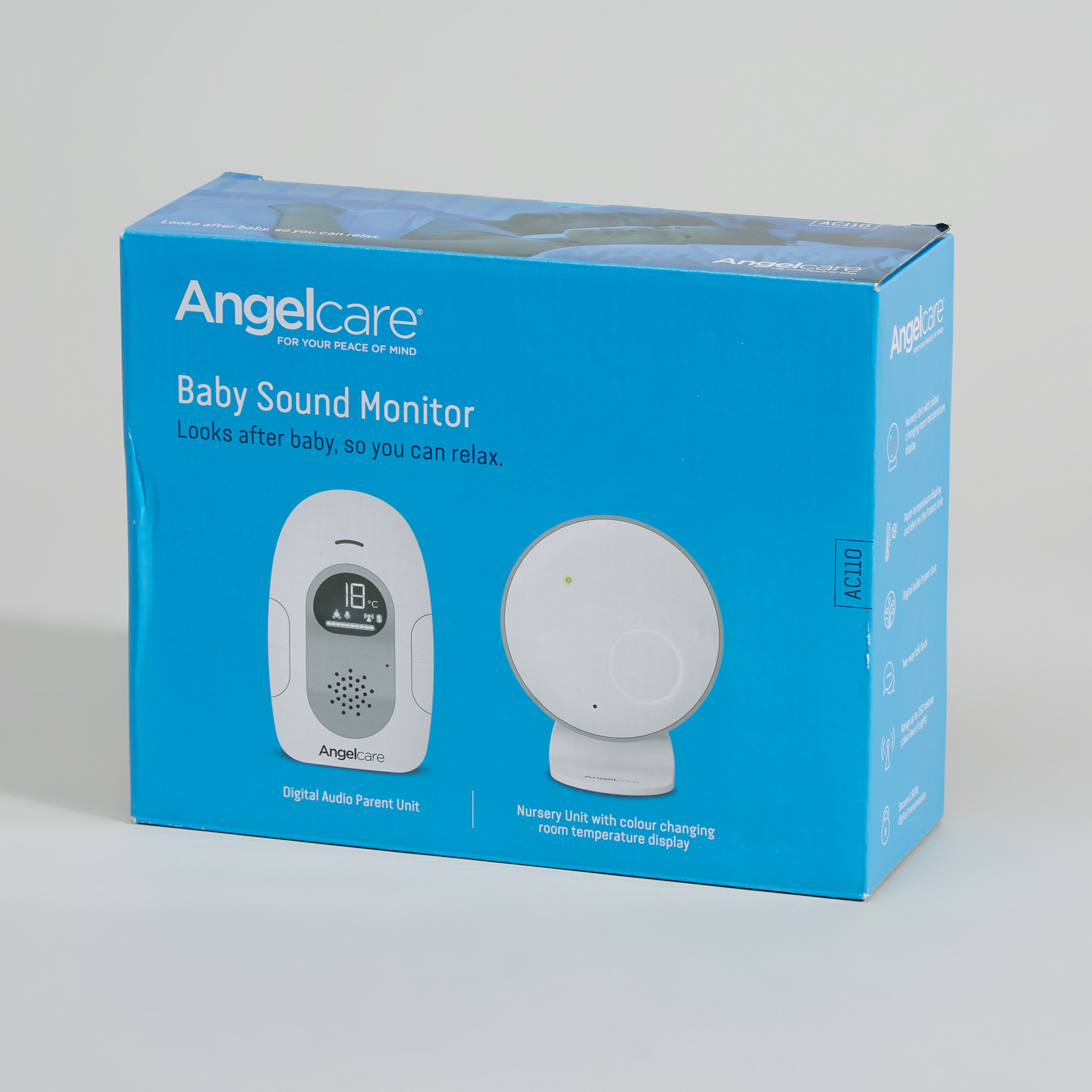 جهاز مراقبة الأطفال الصوتي الرقمي AC110من أنجلكار.-baby-healthandsafety-babymonitors-image-5