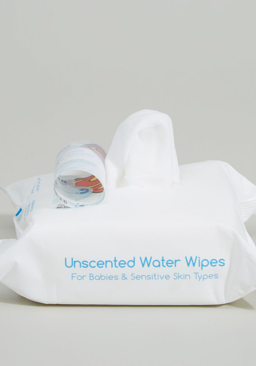 Superman Unscented Water Wipes - 36 Pieces-Baby Wipes-image-1