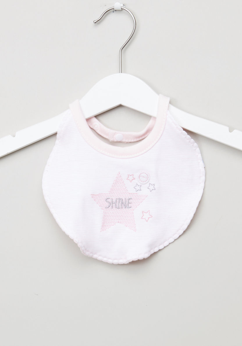 Juniors Embroidered Bib with Snap Closure-Accessories-image-0