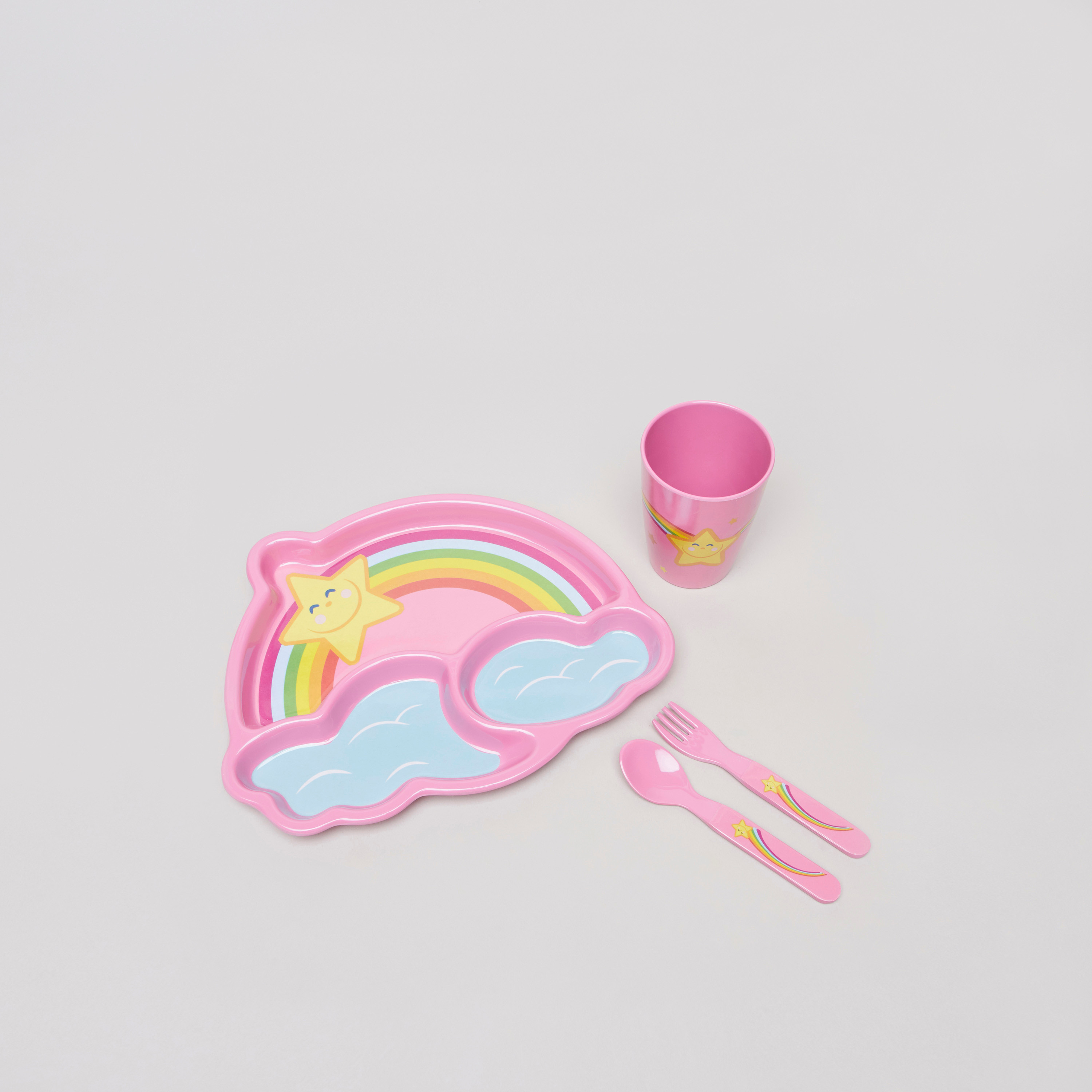 Juniors Rainbow 4-Piece Feeding Set-baby-feeding-mealtimeessentials-image-2