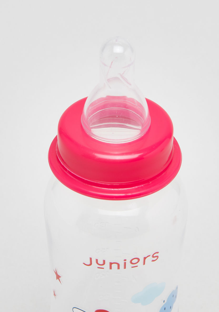 Juniors Printed 3-Piece Feeding Bottle - 250ml-Bottles and Teats-image-2