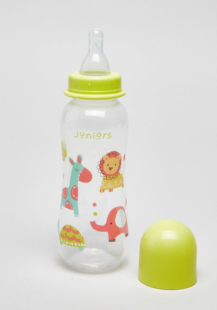 Juniors Printed Feeding Bottle - Set of 3-Bottles and Teats-image-2