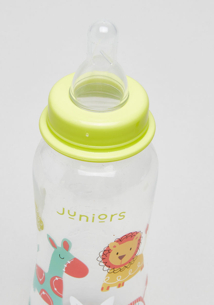 Juniors Printed Feeding Bottle - Set of 3-Bottles and Teats-image-3