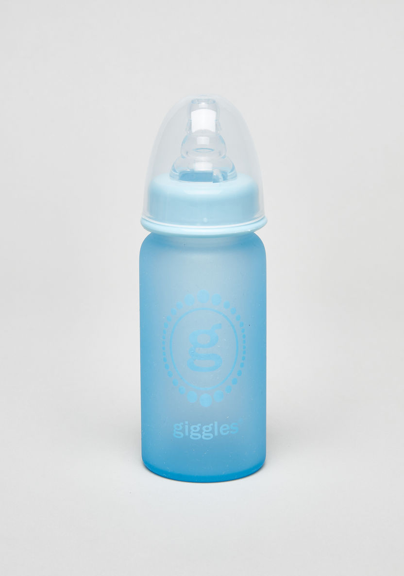 Giggles Glass Feeding Bottle - 120 ml-Bottles and Teats-image-0