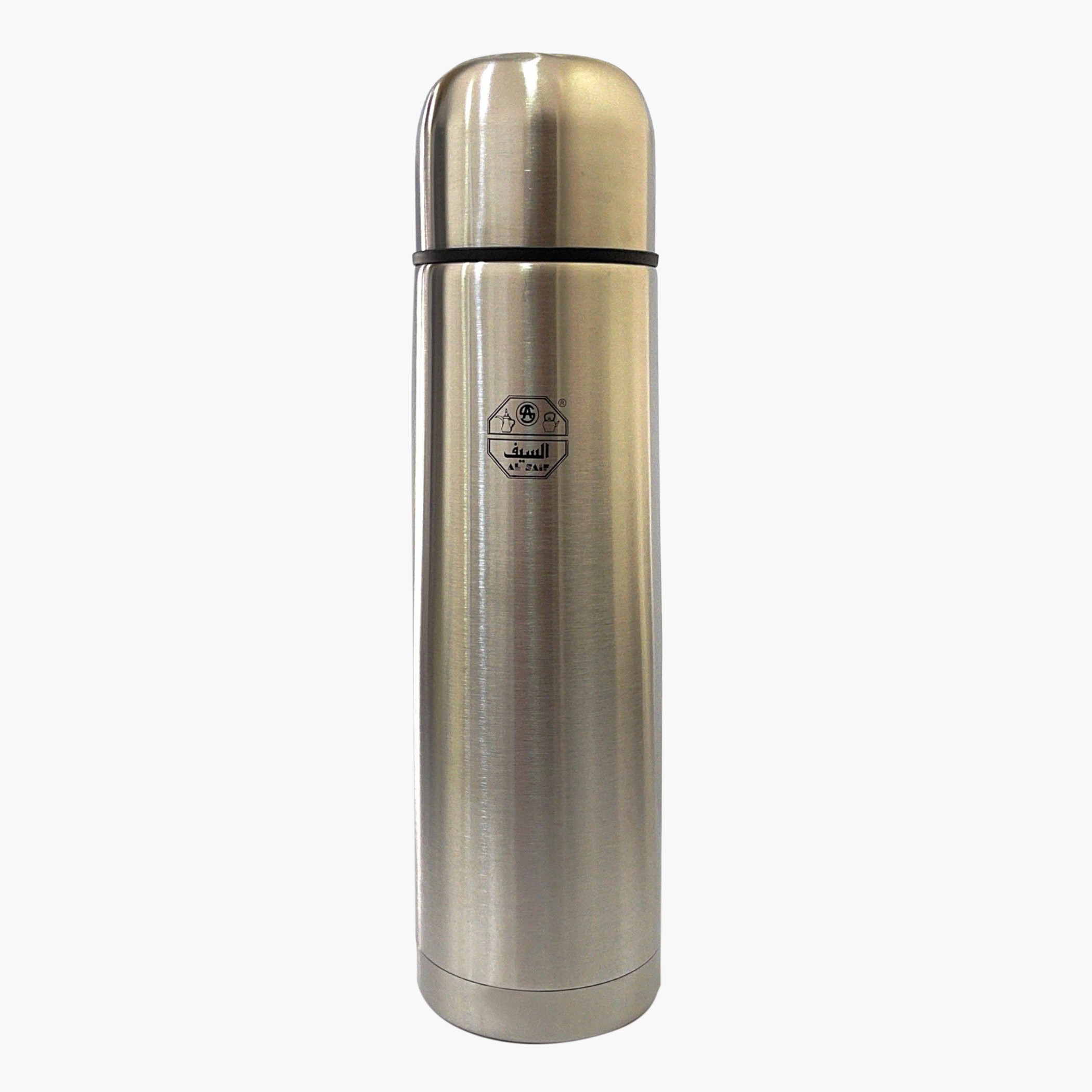 Double Wall Steel Flask - 1000 ml-baby-feeding-accessories-image-1