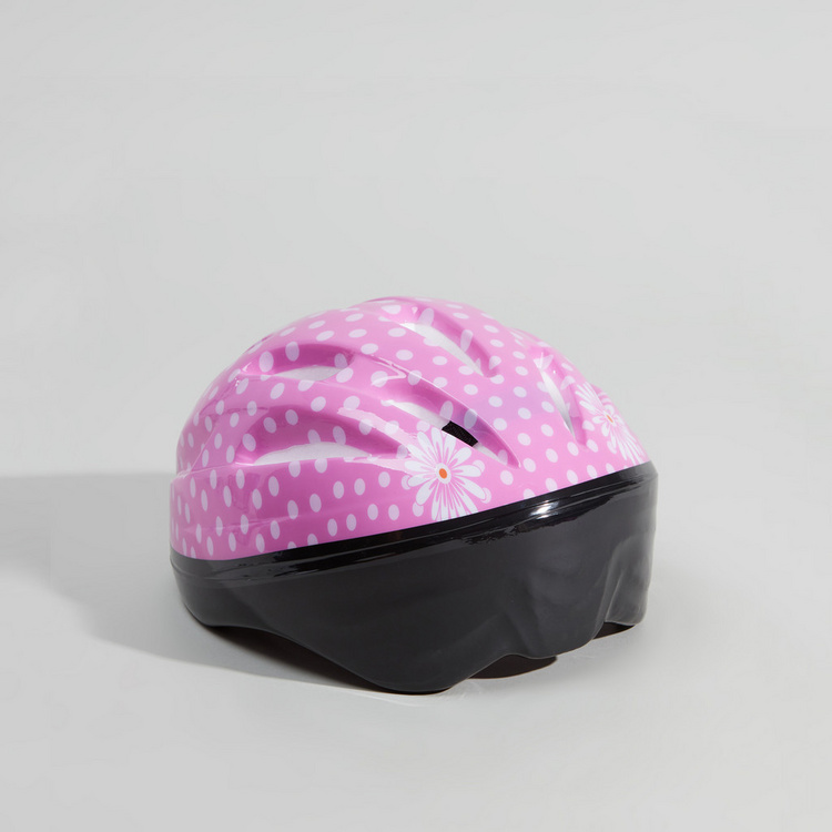 Juniors Printed Helmet with Buckle Closure