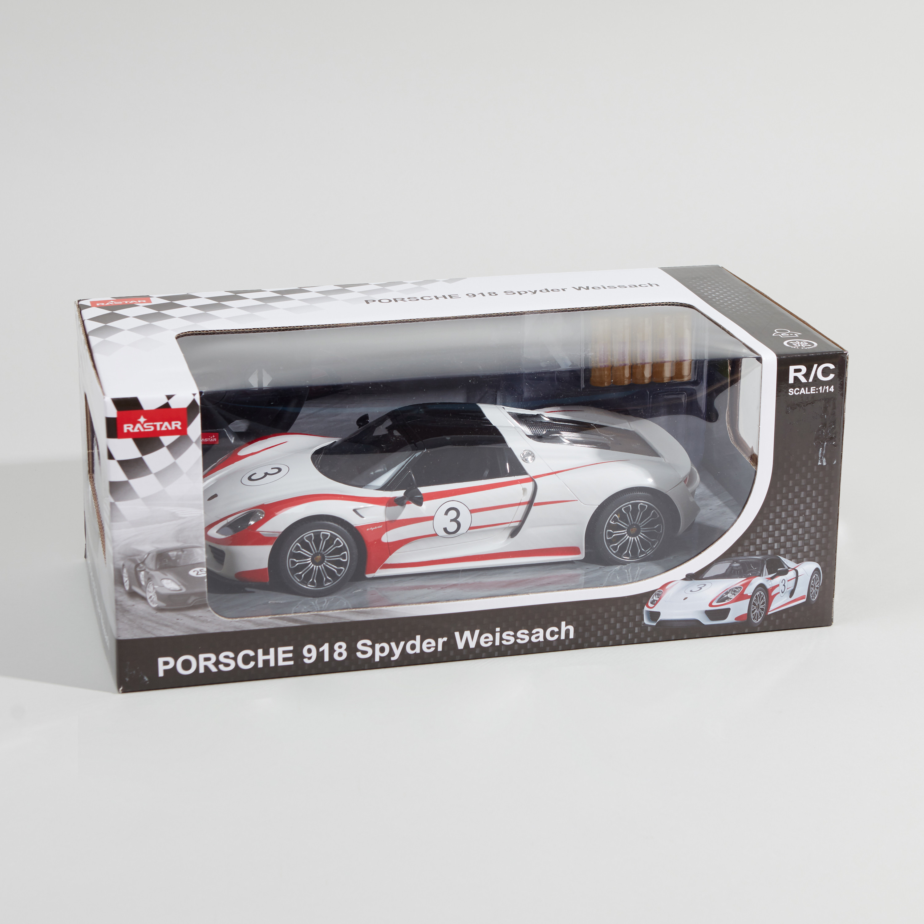 لعبة سيّارة بورش 918 سبايدر بجهاز تحكّم عن بعد من ريستر-toys-remotecontrolledvehicles-rccars-image-1
