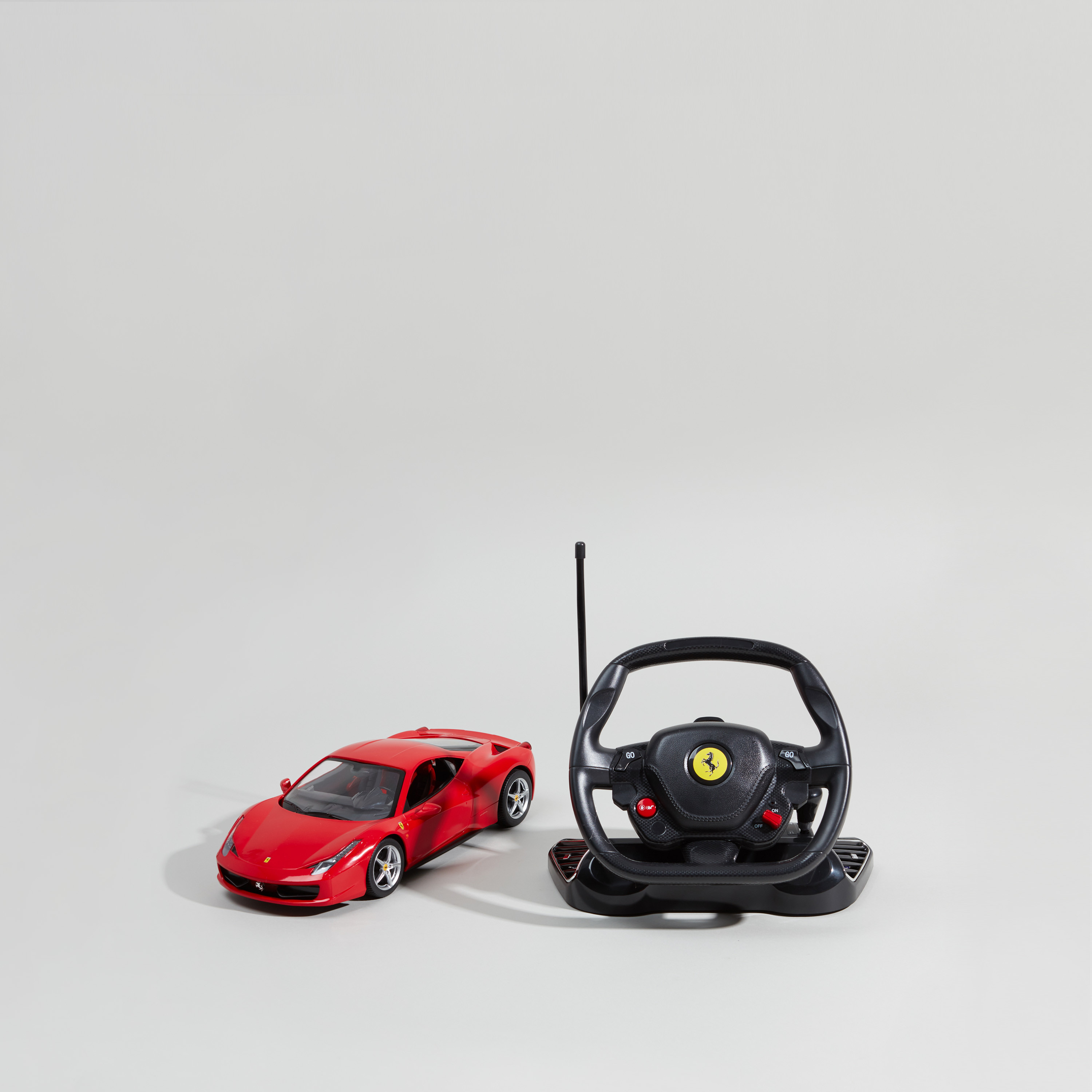 Buy Rastar Remote Controlled Ferrari 458 Italia with Wheel Controller ...