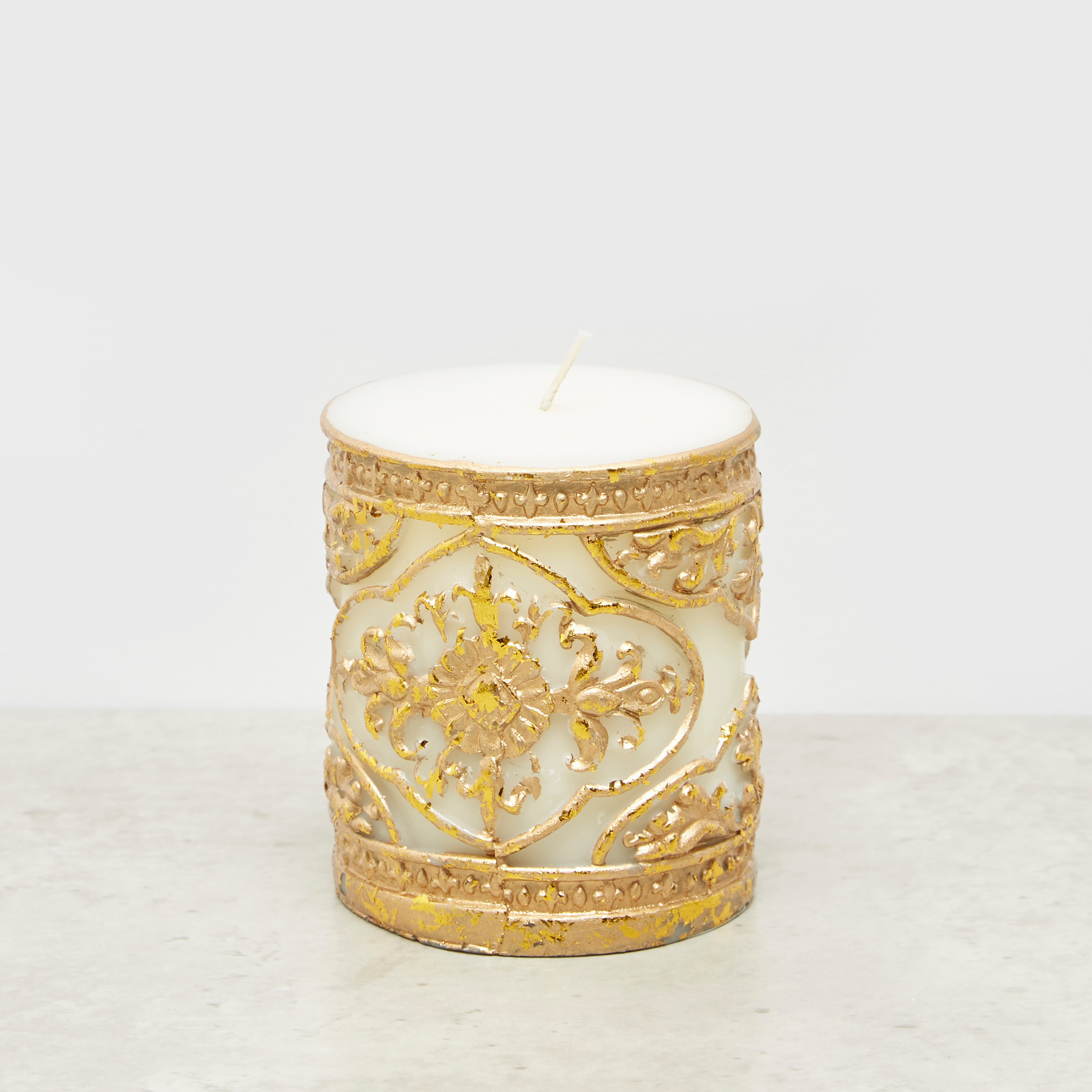 Decorative Pillar Candle - 7.62x7.62 cms-household-homefragrance-candles-image-2