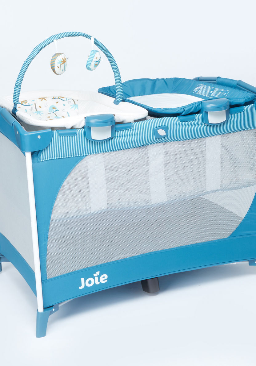 Joie Playard Blue Commuter Change Travel Cot with Removable Bassinet (0+ months)-Travel Cots-image-0