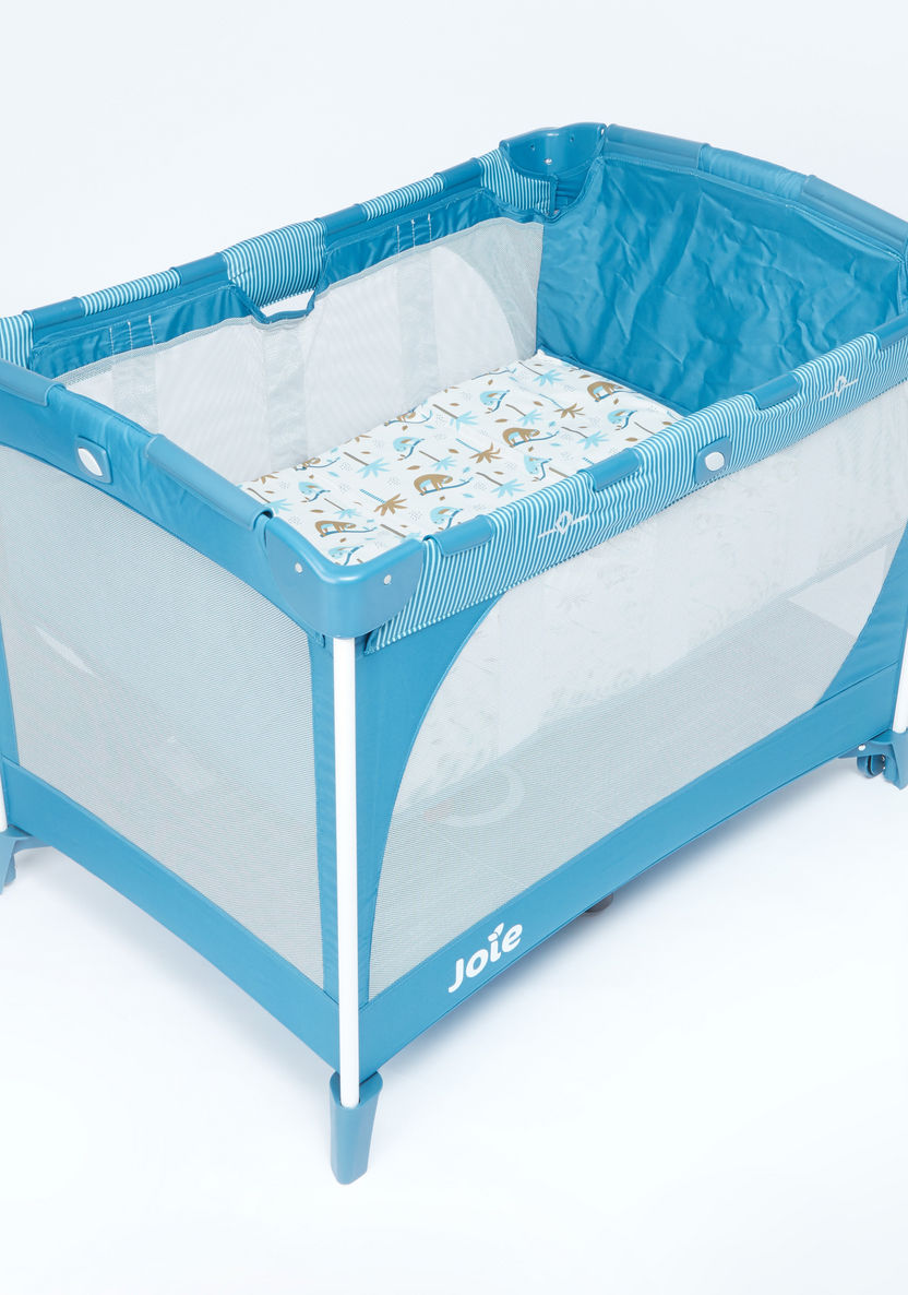 Joie Playard Blue Commuter Change Travel Cot with Removable Bassinet (0+ months)-Travel Cots-image-3