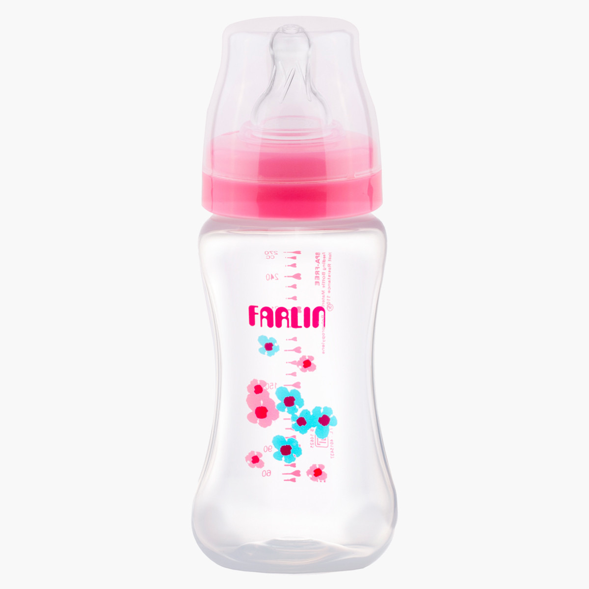 قارورة إرضاع بعنق واسع وطبعات من فارلين- 270 مل-baby-feeding-feedingbottles-bottlesandteats-image-1