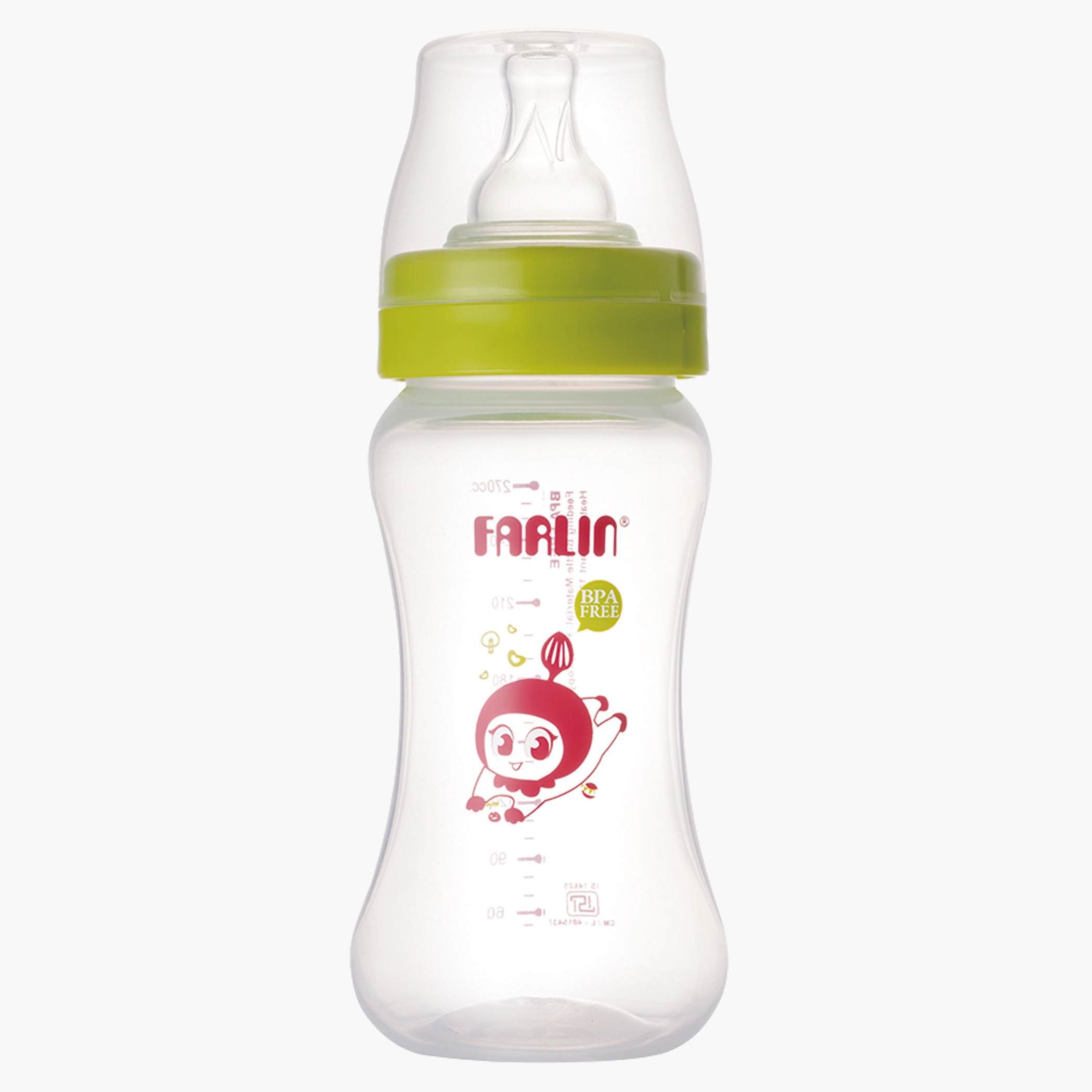 FARLIN Shrink Print Feeding Bottle - 270 ml-baby-feeding-feedingbottles-bottlesandteats-image-1