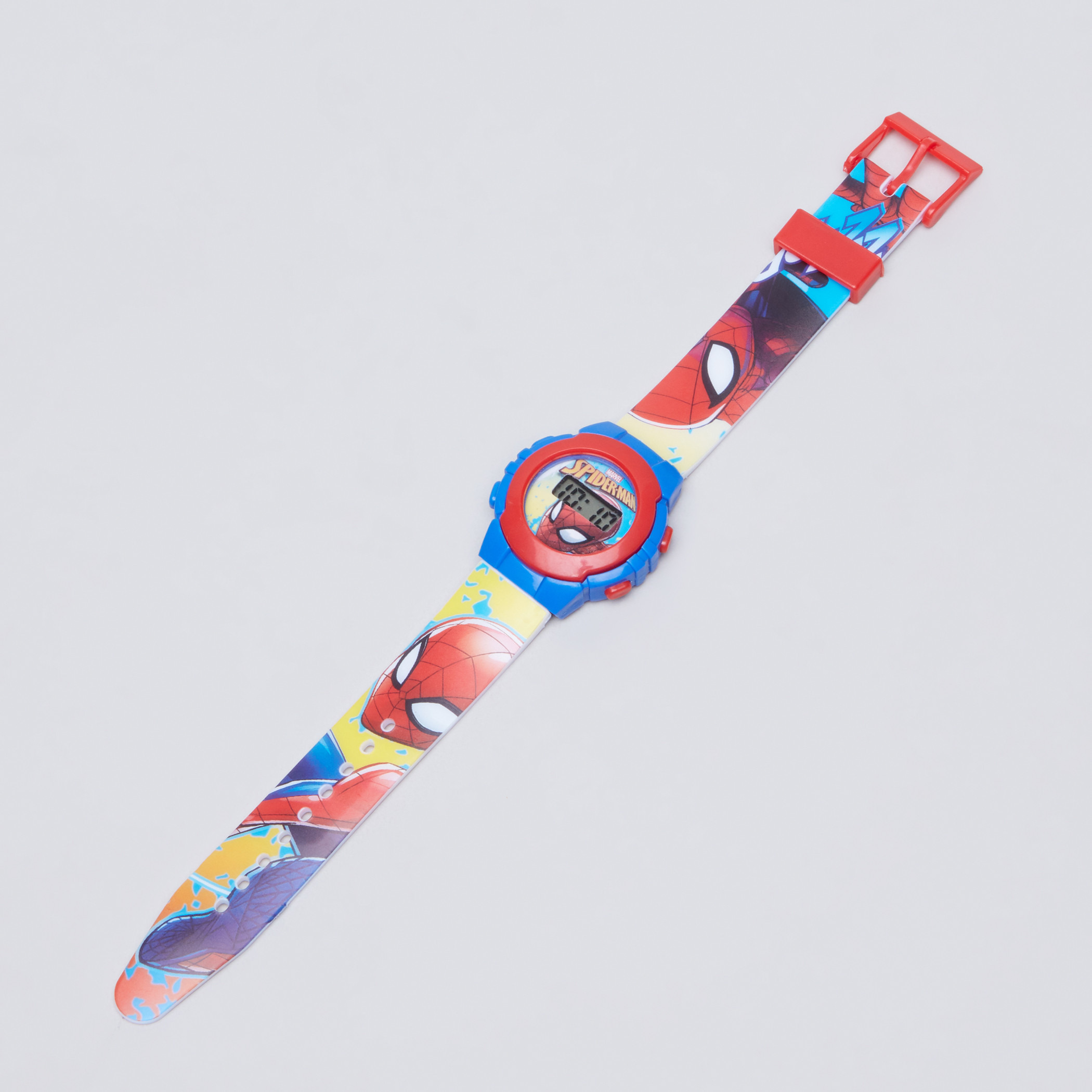 ساعة يد رقمية بطبعات سبايدر مان.-boys-accessories-watches-image-1