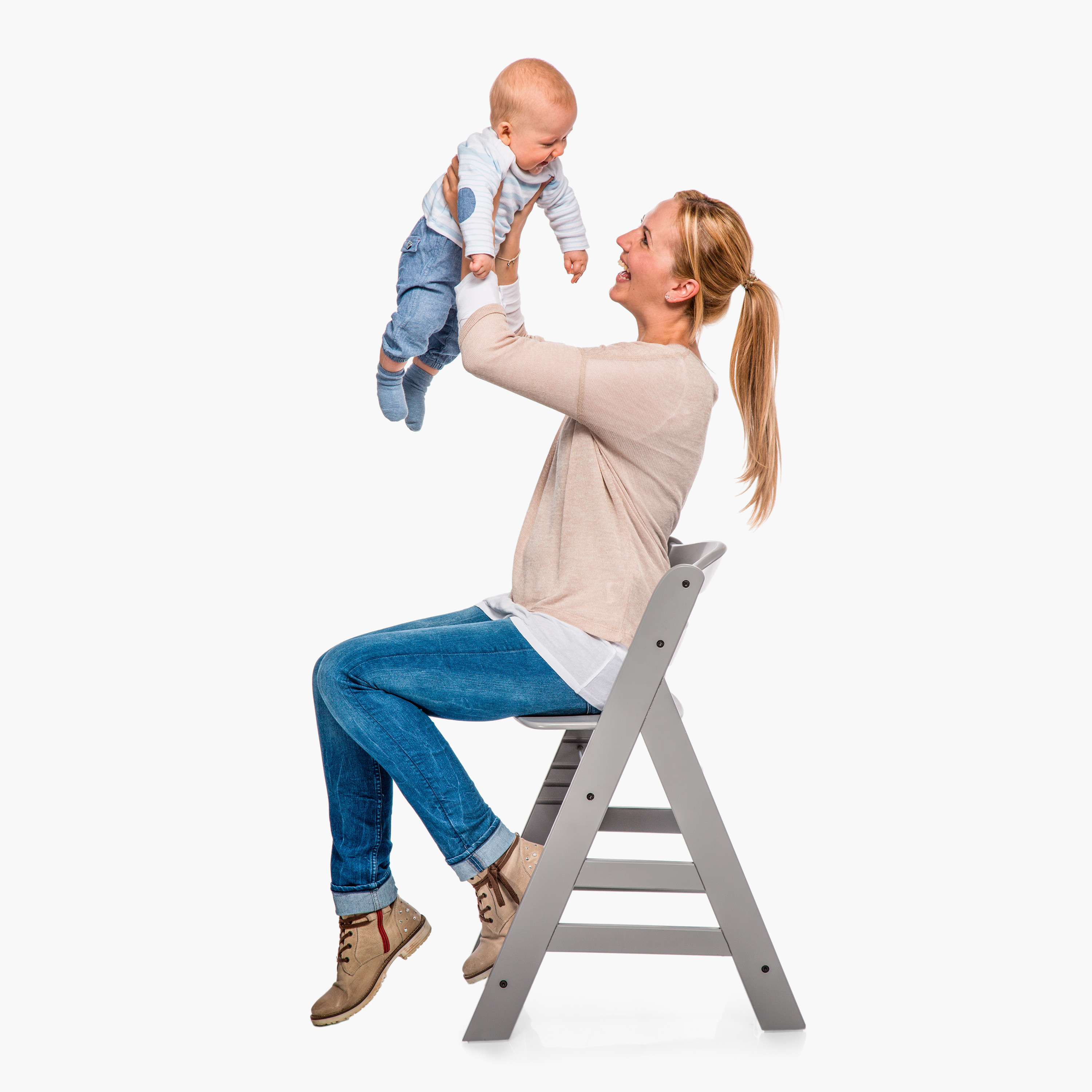 كرسي خشبي عالي ألفا+ بي من هوك-baby-feeding-highchairsandboosters-image-4