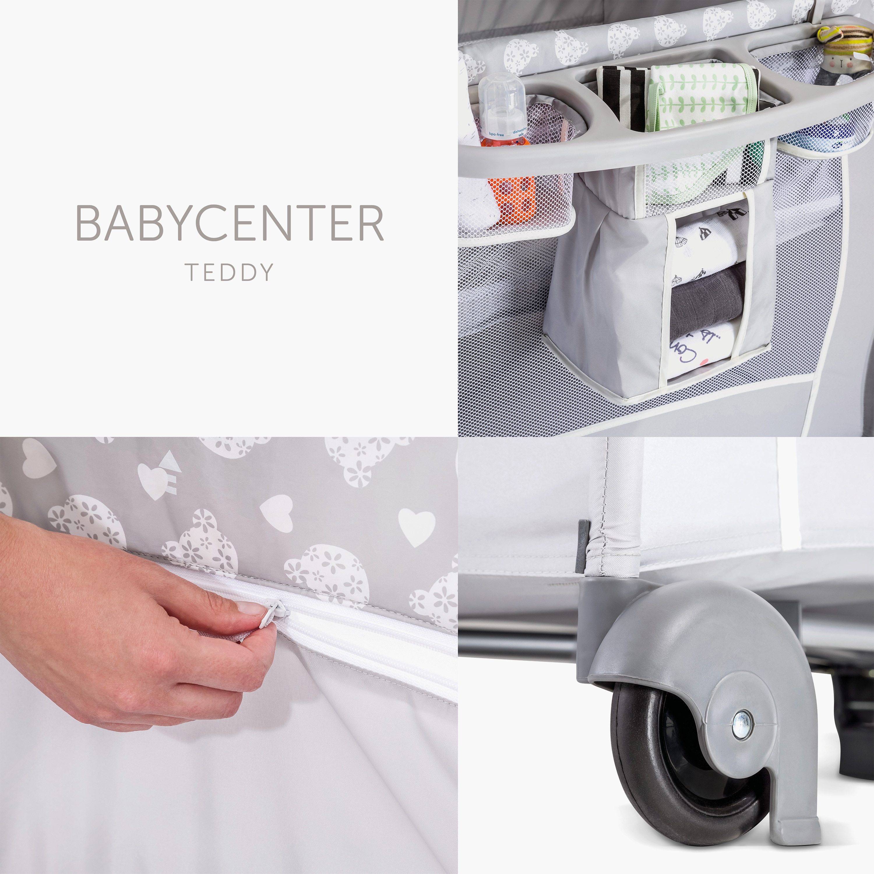 سرير متنقل قابل للطي بيبي سنتر من هوك-baby-nursery-furniture-cribsandbeds-travelcots-image-10