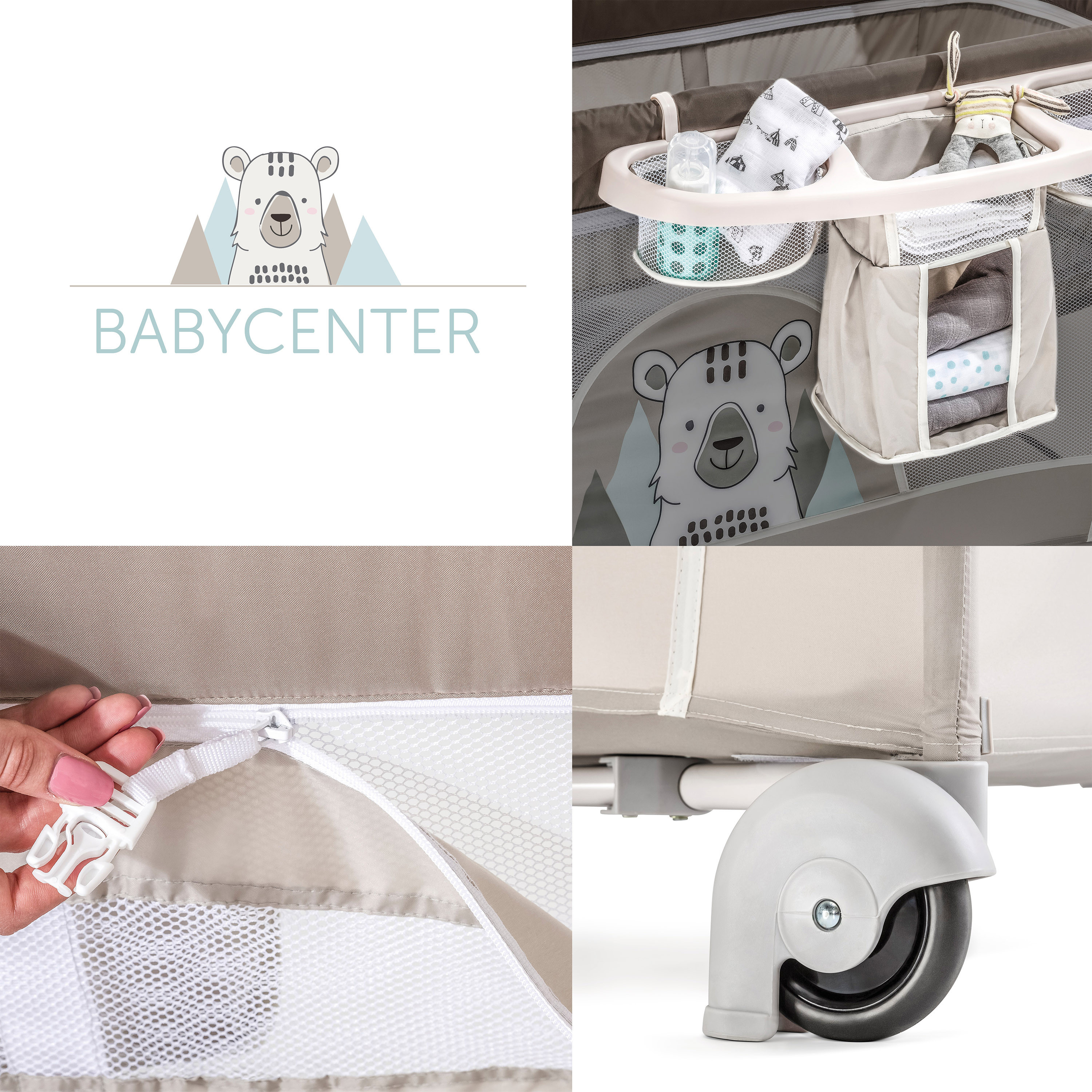 سرير متنقل بايبي سنتر من هوك-baby-nursery-furniture-cribsandbeds-travelcots-image-10