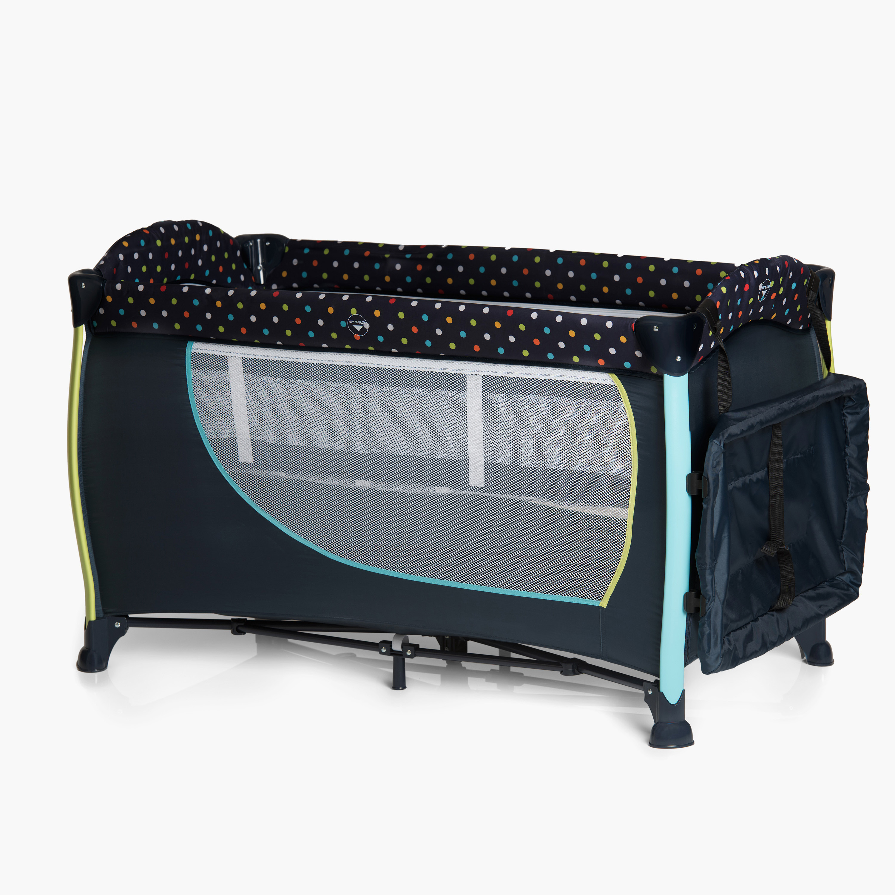 سرير تنقل من سليب أن بلاي سنتر 2 من هوك.-baby-nursery-furniture-cribsandbeds-travelcots-image-2