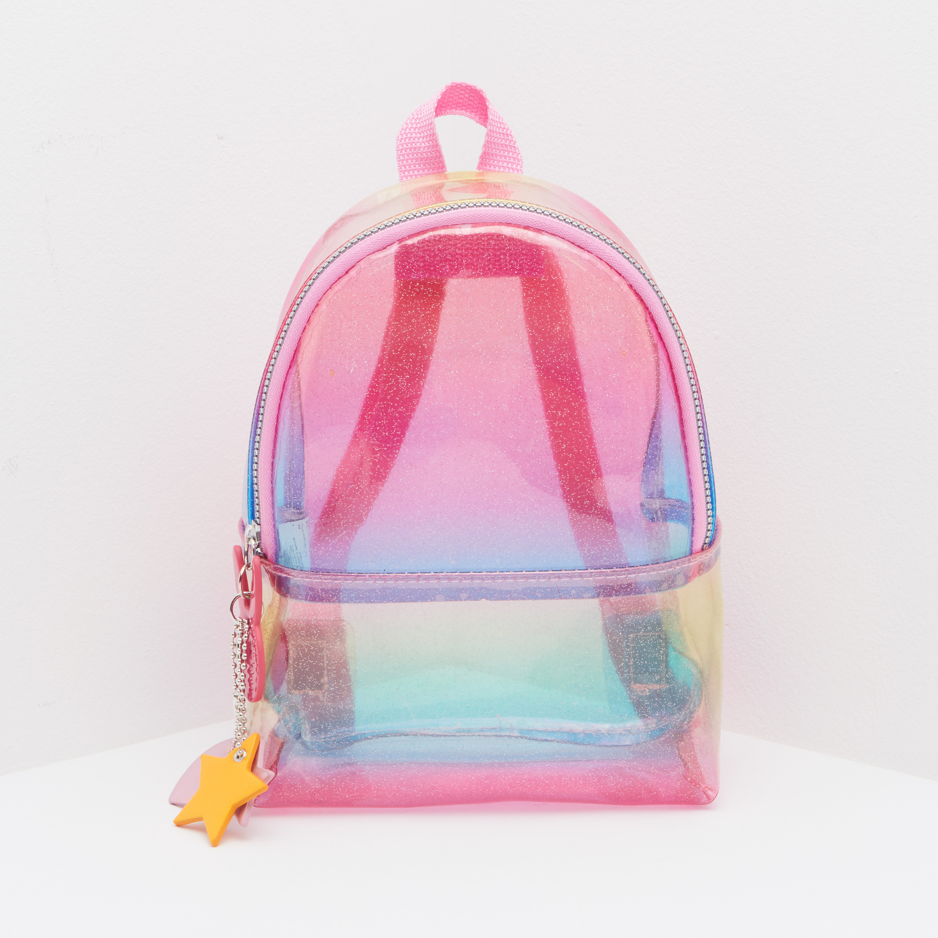 حقيبة ظهر بسحّاب إغلاق وحلية-girls-accessories-bags-image-1